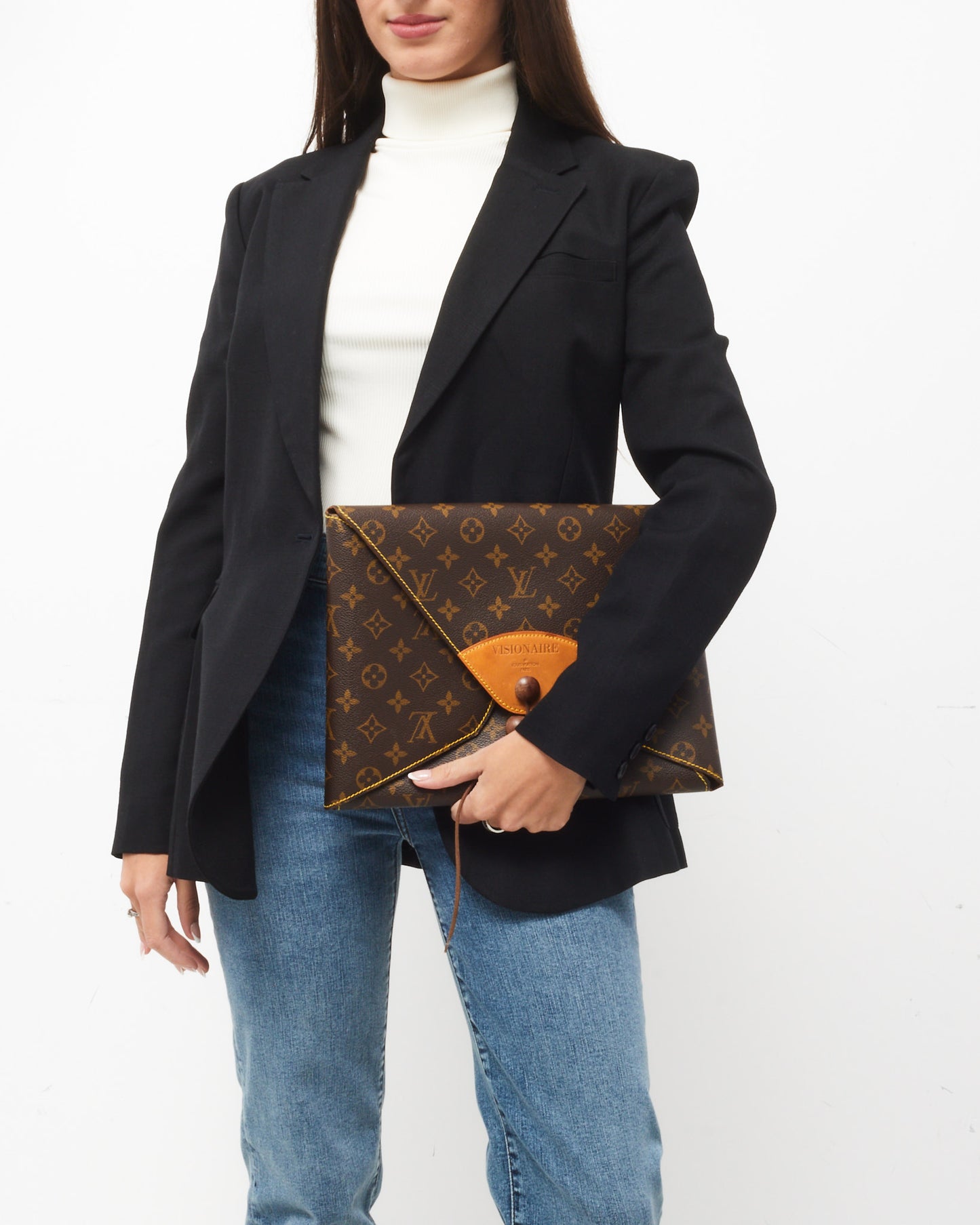 Louis Vuitton Monogram Canvas Visionaire 18 Portfolio Document Holder Case