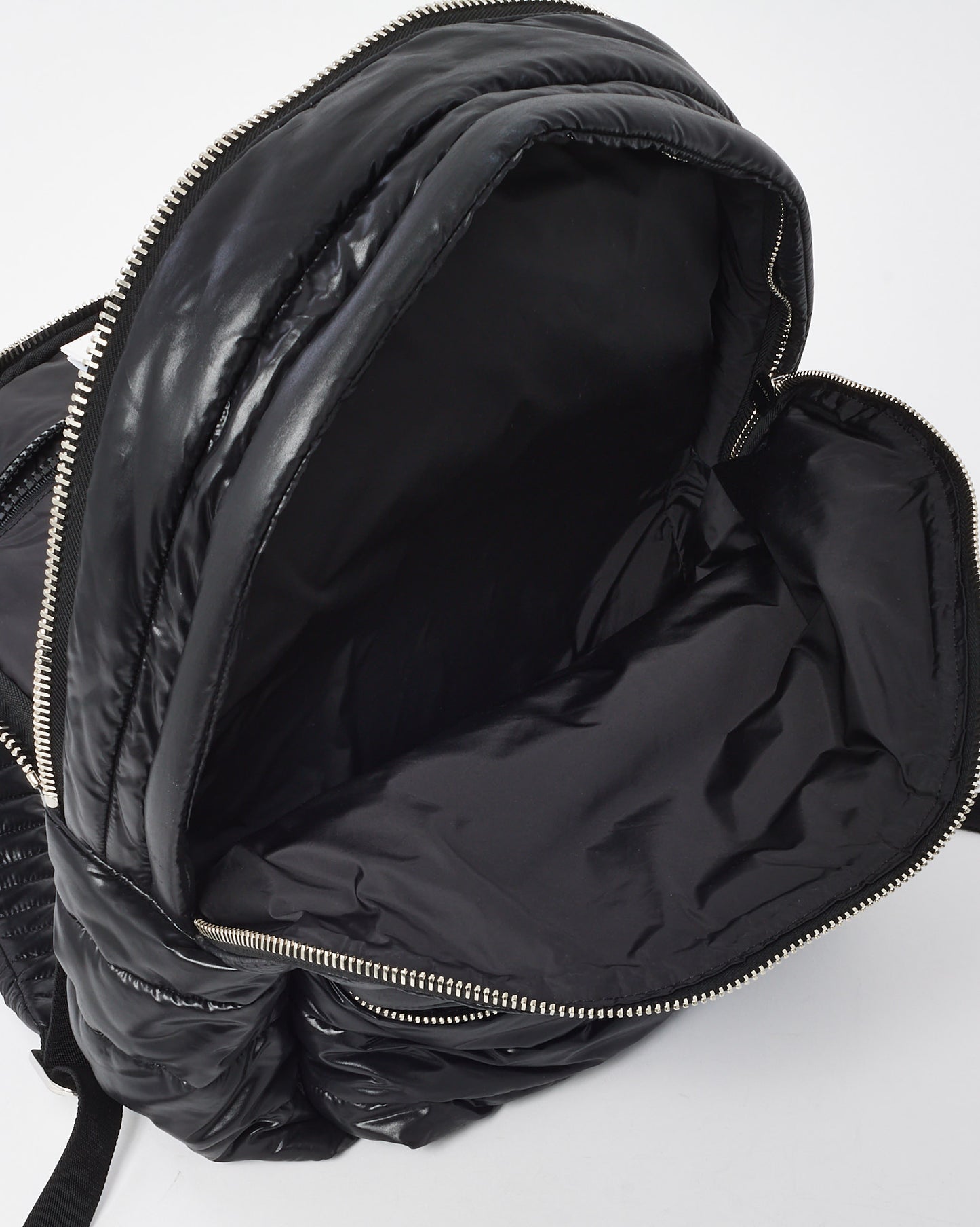 Moncler Black Nylon Puffer New George Zaino Backpack
