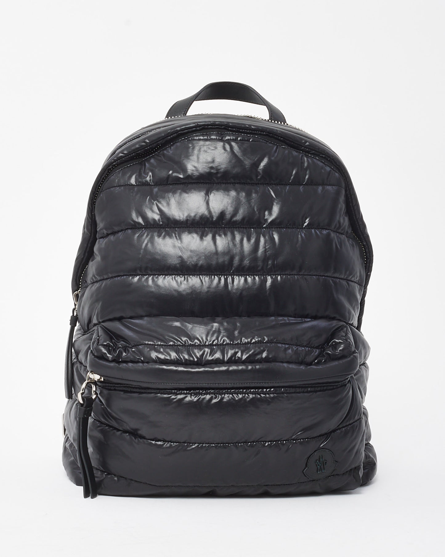 Moncler Black Nylon Puffer New George Zaino Backpack