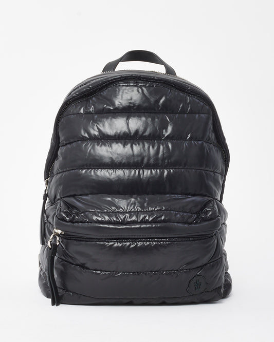 Moncler Black Nylon Puffer New George Zaino Backpack