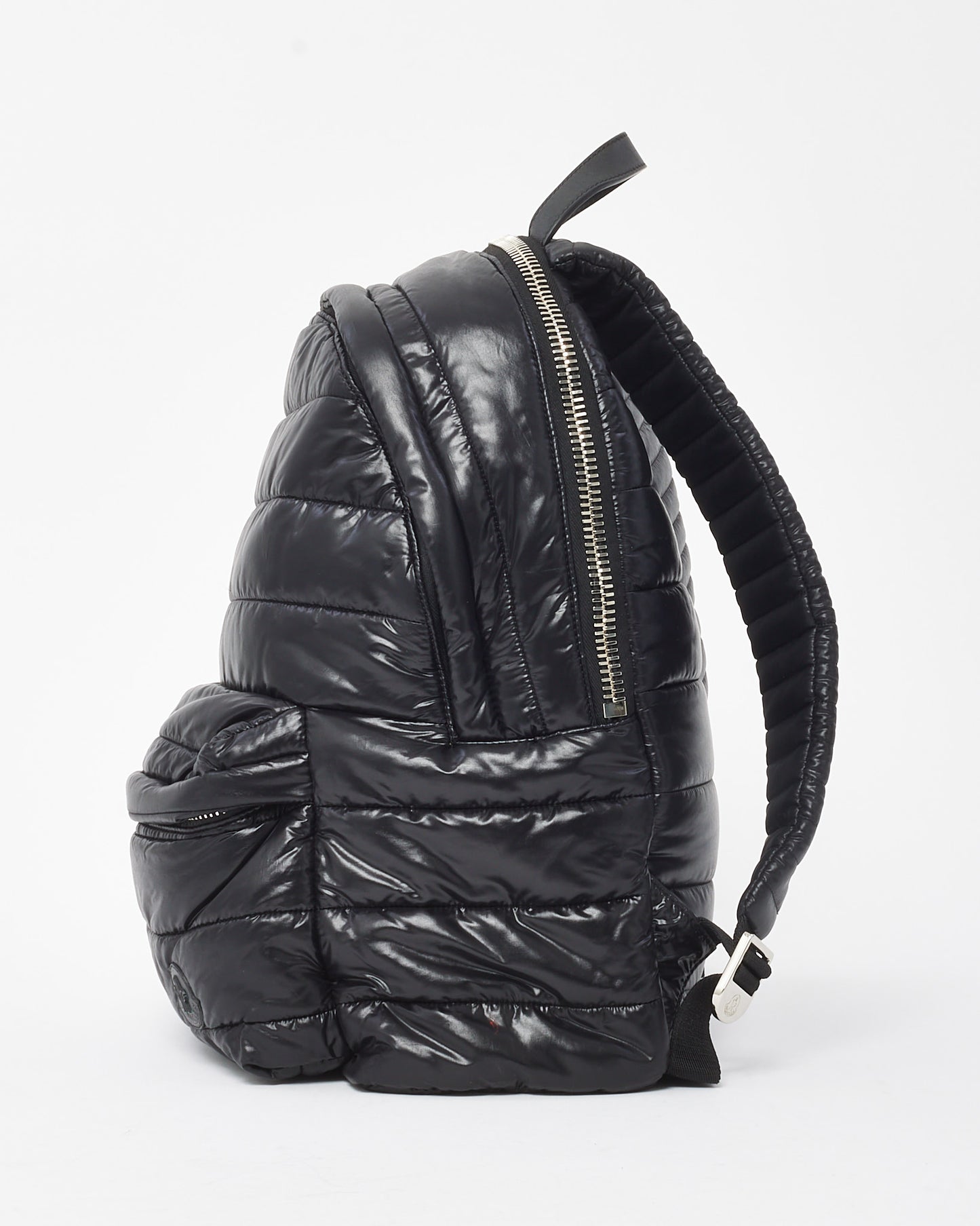 Moncler Black Nylon Puffer New George Zaino Backpack
