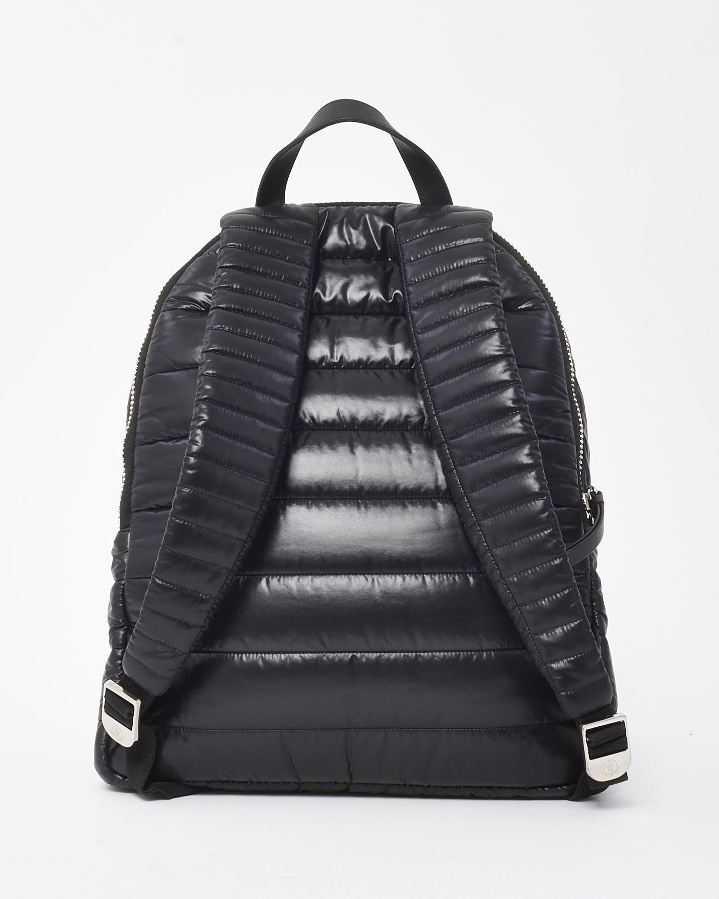 Moncler Black Nylon Puffer New George Zaino Backpack