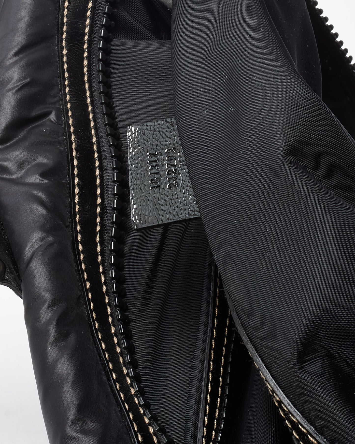 Gucci Black Nylon Logo Patches Duffle Bag