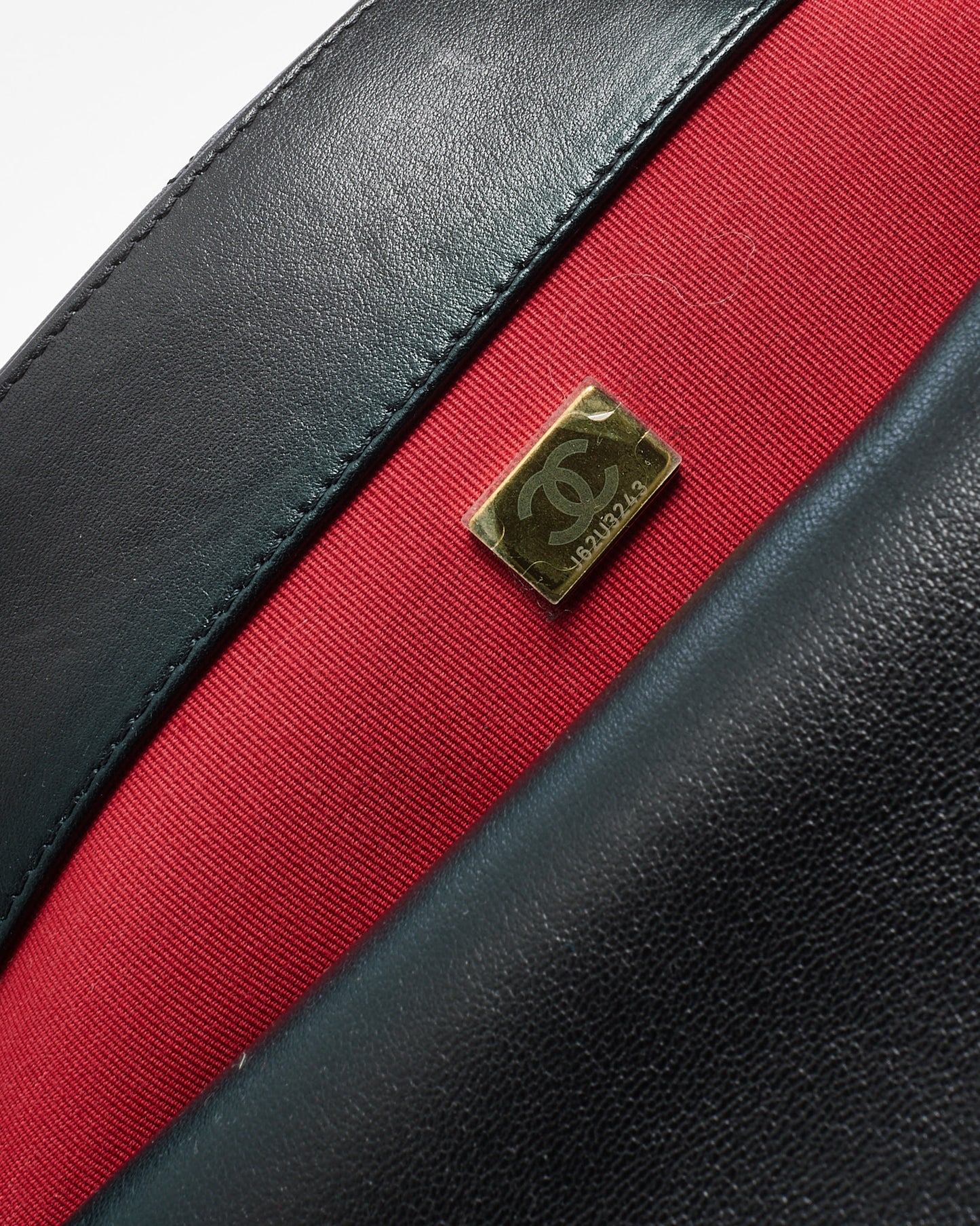 Chanel Black Quilted Shiny Lambskin Leather Large Chanel 19 Bag