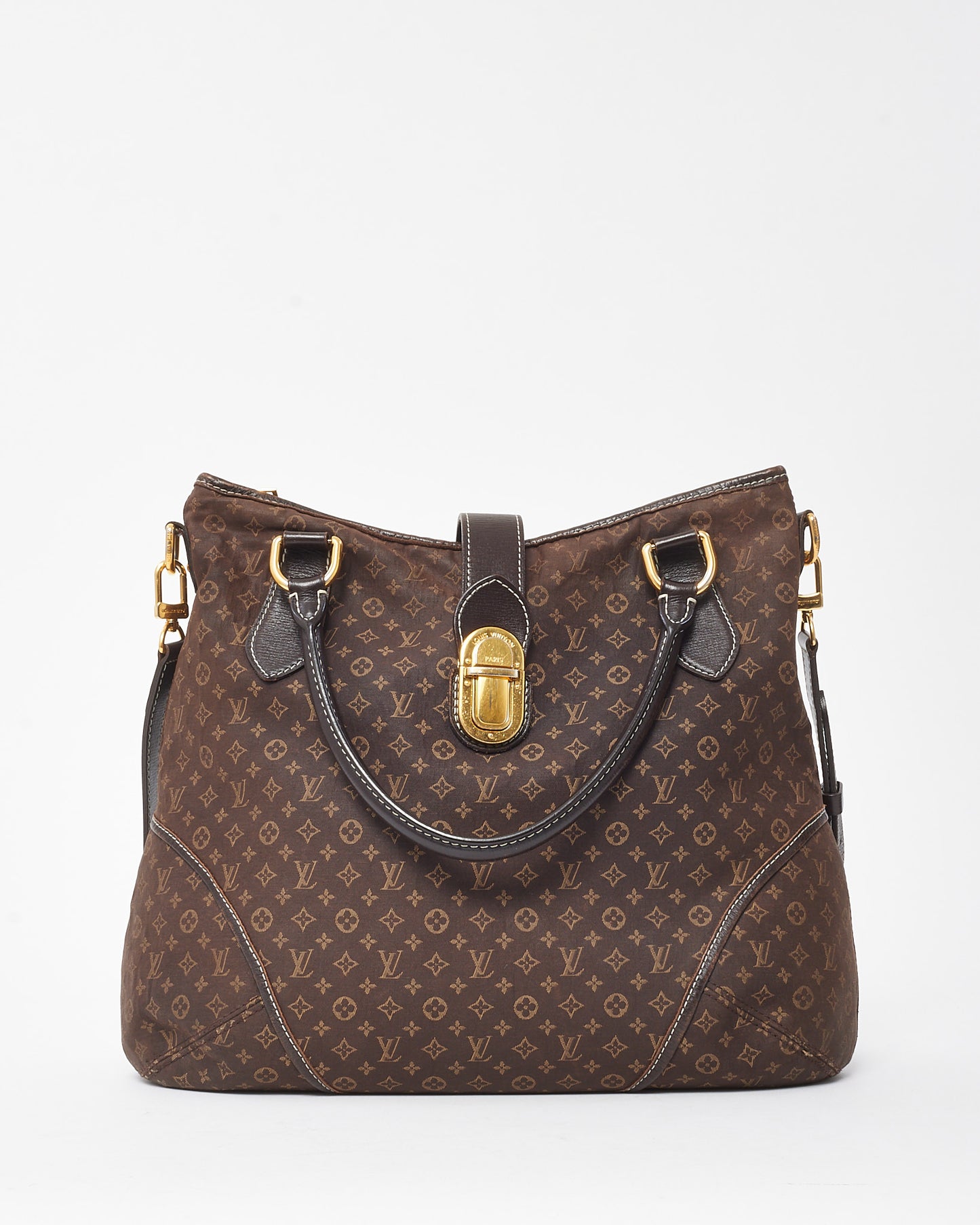 Louis Vuitton Brown Monogram Mini Lin Canvas Idylle Elegie 2Way Shoulder Bag