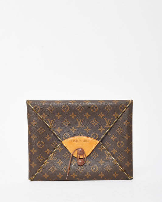Louis Vuitton Monogram Canvas Visionaire 18 Portfolio Document Holder Case
