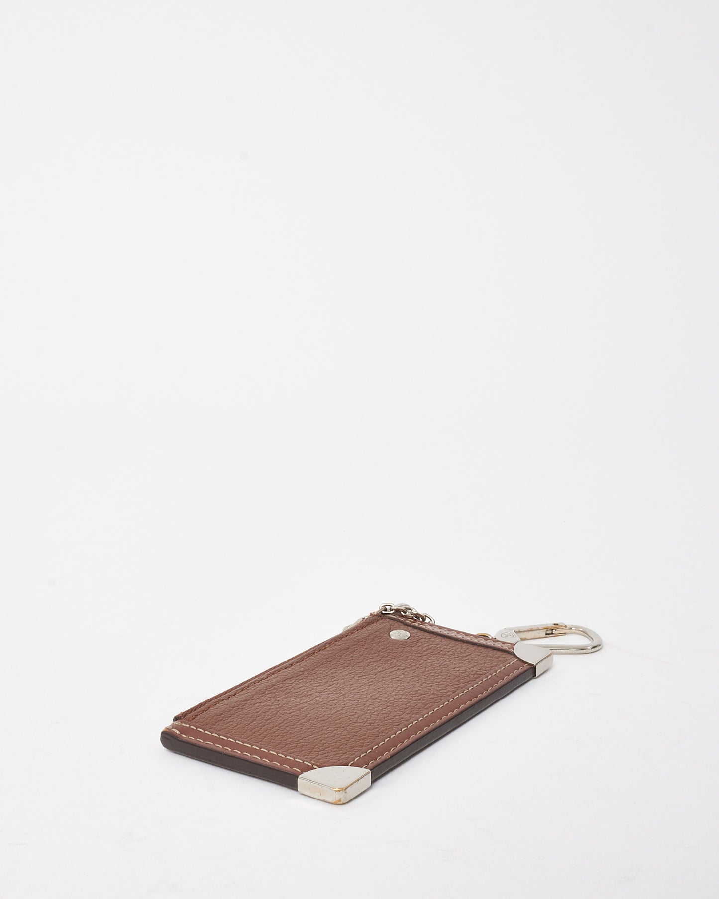 Louis Vuitton Brown Suhali Leather Pochette Cles / Key Pouch