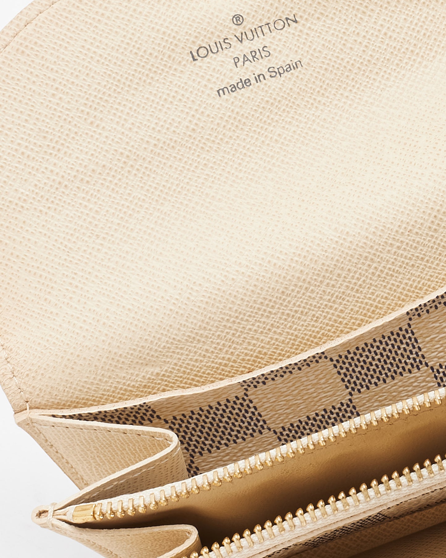 Louis Vuitton Damier Azur Coated Canvas Solo Pochette Compact Wallet