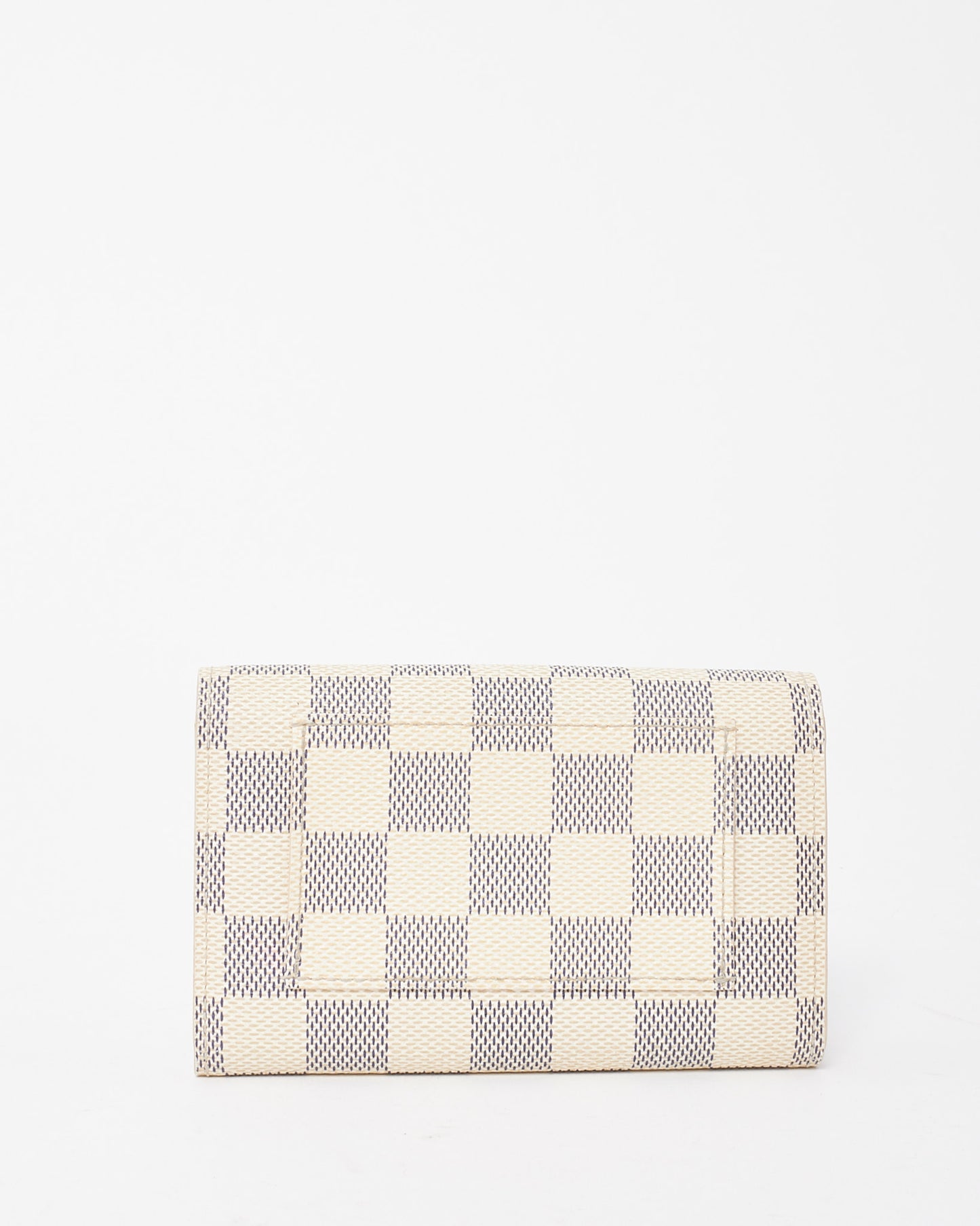 Louis Vuitton Damier Azur Coated Canvas Solo Pochette Compact Wallet