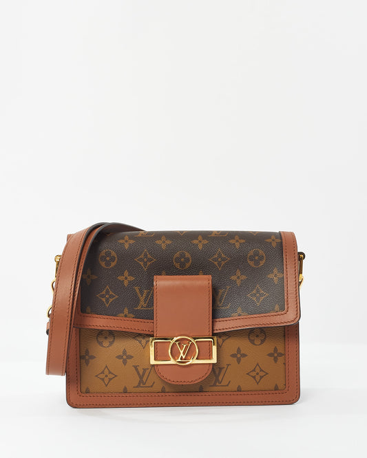 Louis Vuitton Reverse Monogram Canvas Dauphine MM Shoulder Bag