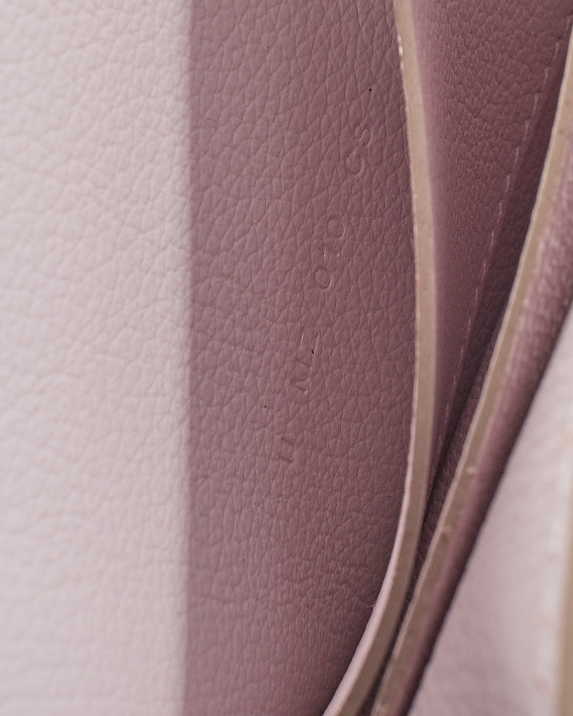 Hermès Light Pink Leather Slim Constance Wallet