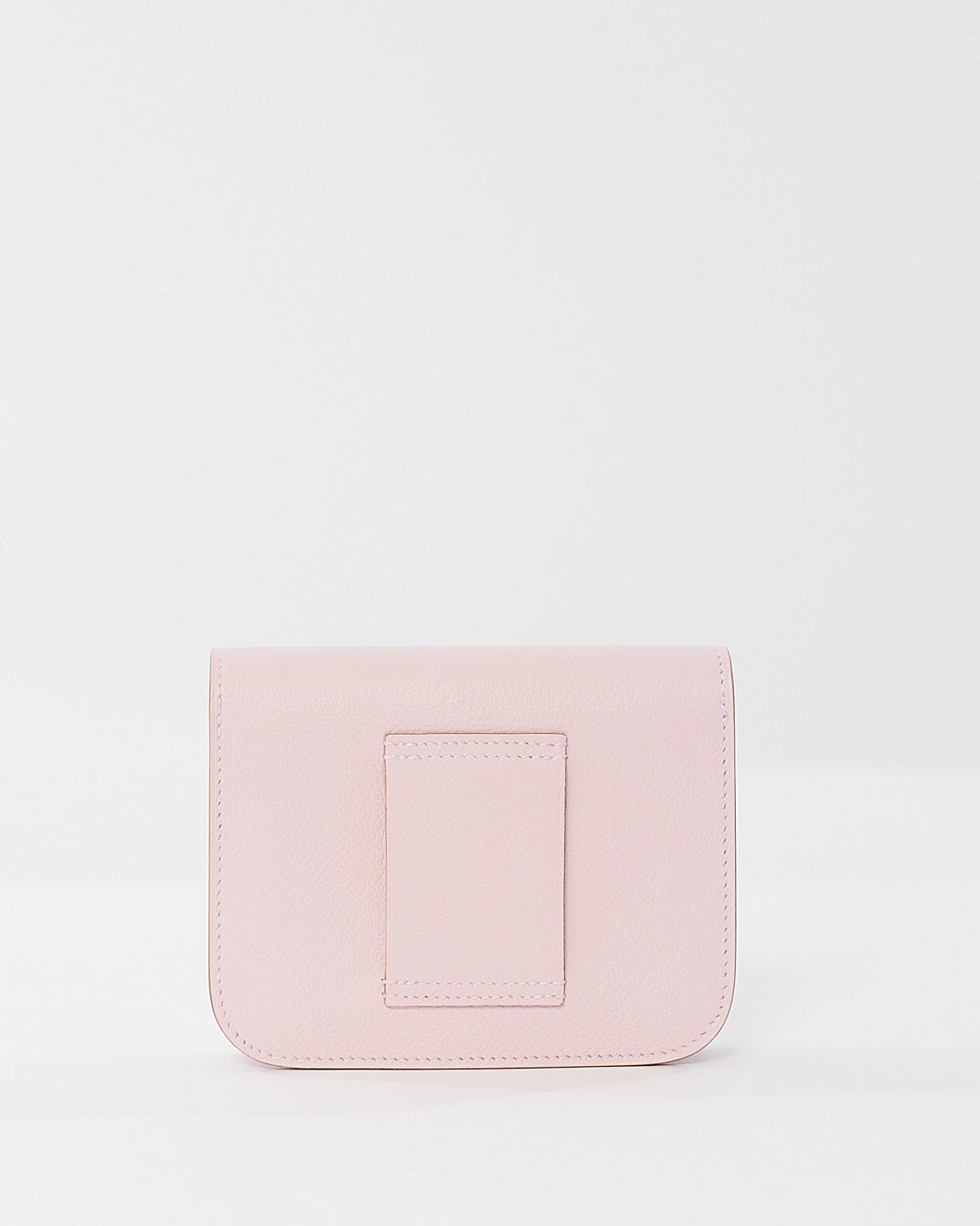 Hermès Light Pink Leather Slim Constance Wallet