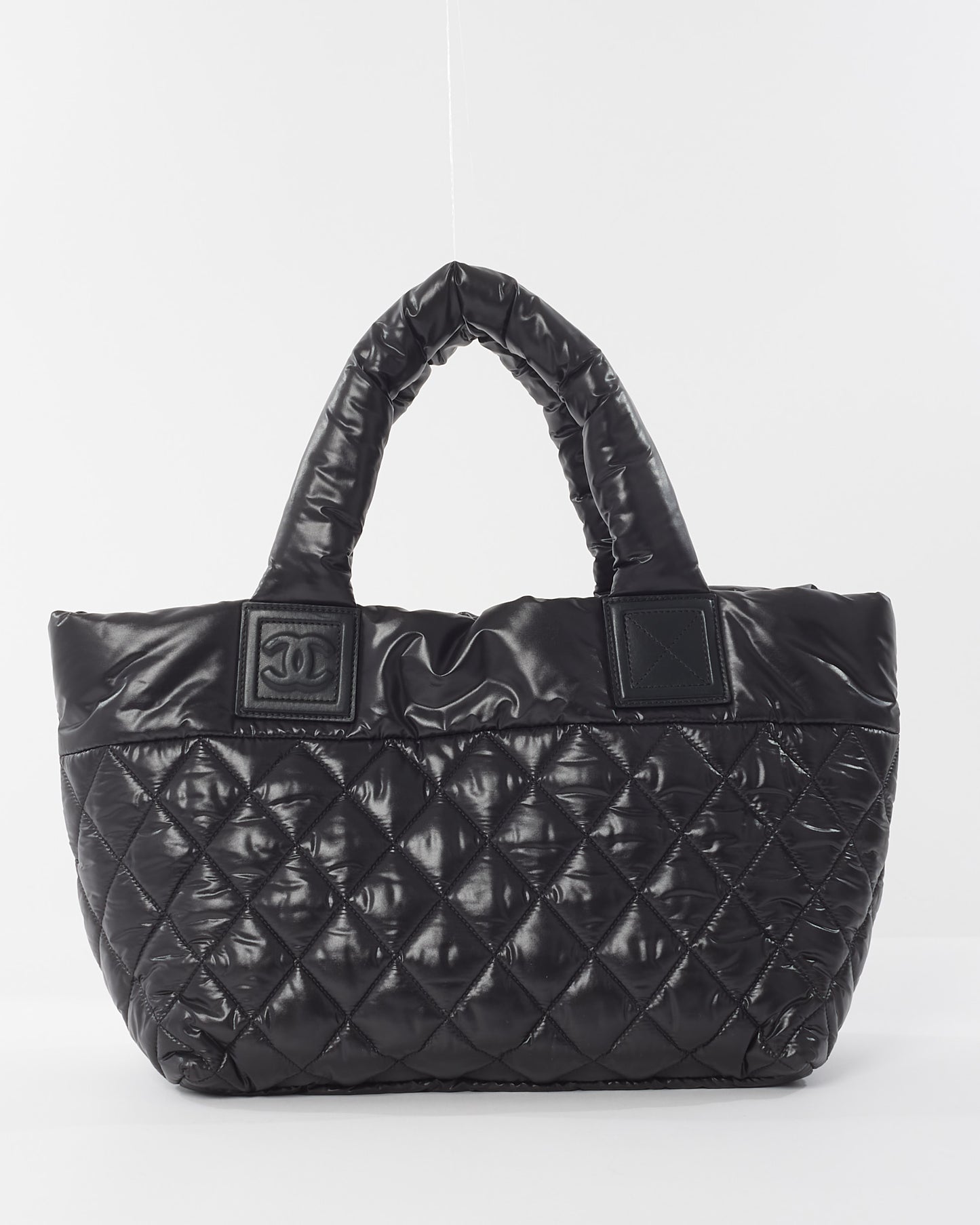 Chanel Black Nylon Coco Cocoon Quilted Puffer Tote