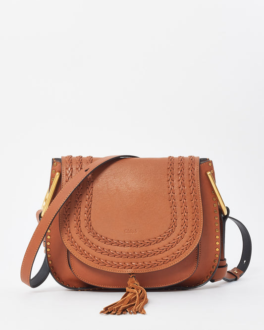 Chloé Brown Leather Hudson Crossbody Bag