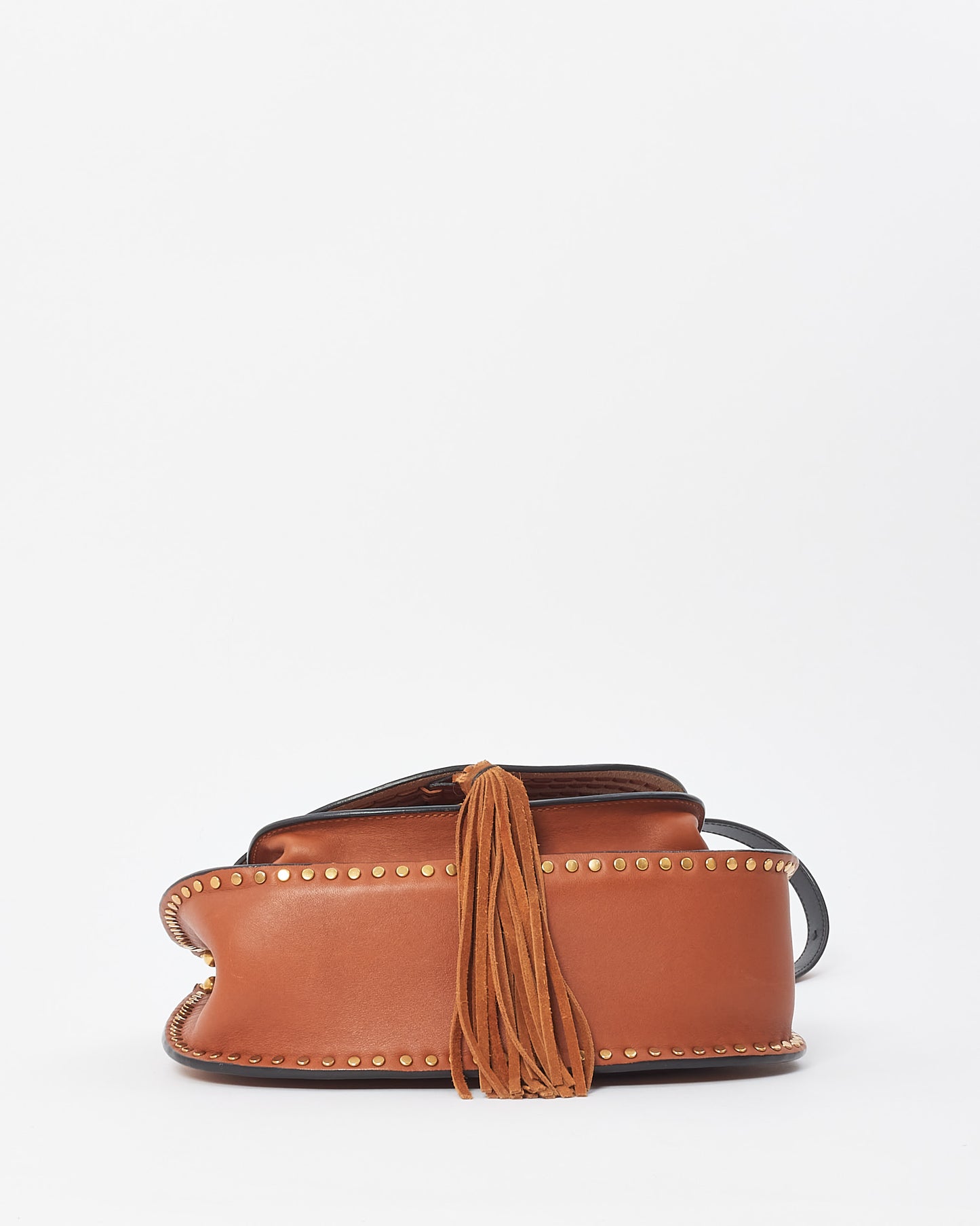 Chloé Brown Leather Hudson Crossbody Bag