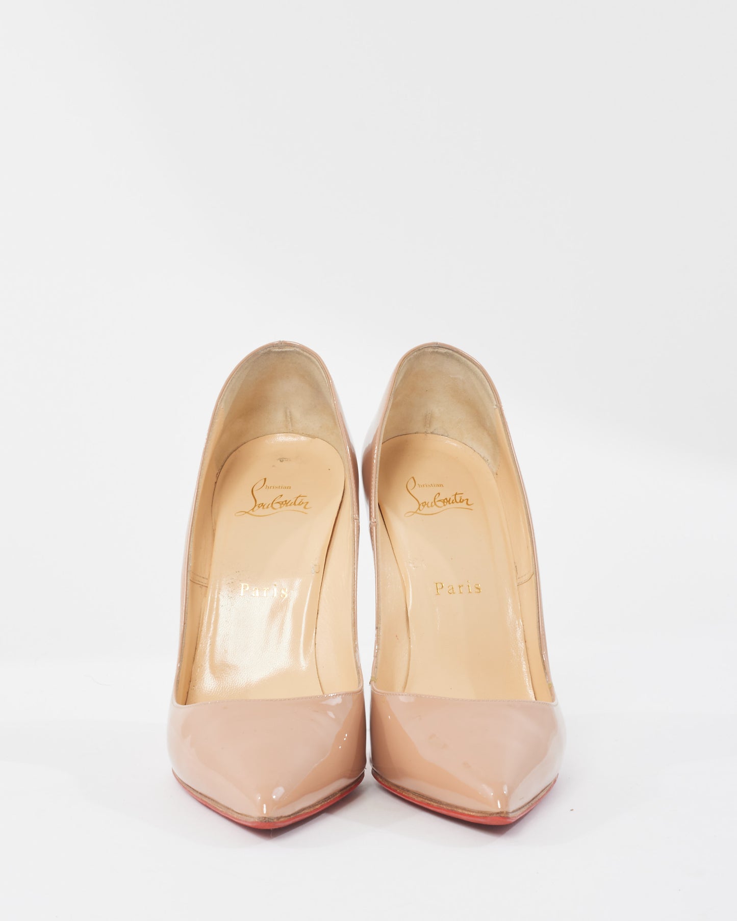 Christian Louboutin Nude Parent Leather So Kate 120MM Pump - 39
