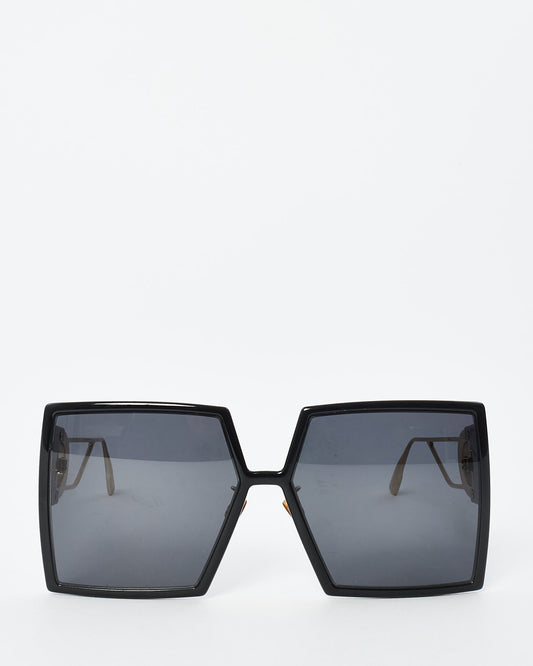 Dior Black & Gold 30 Montagne Oversized Sunglasses