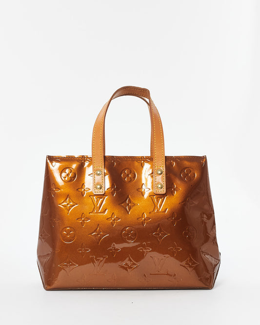 Louis Vuitton Bronze Monogram Vernis Reade Mini Tote Bag