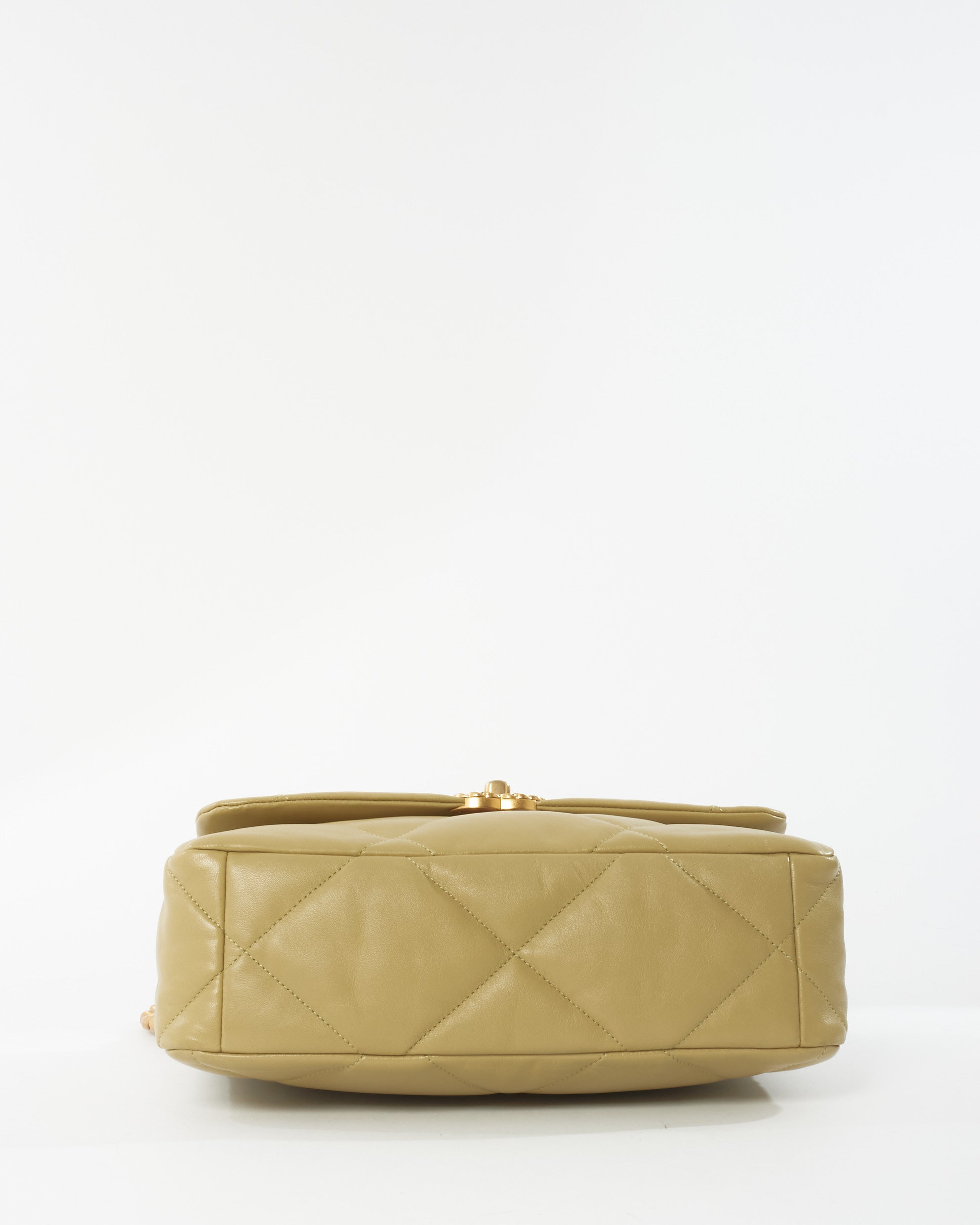 Buy Chanel Pistacchio Green Leather Large Chanel 19 Bag