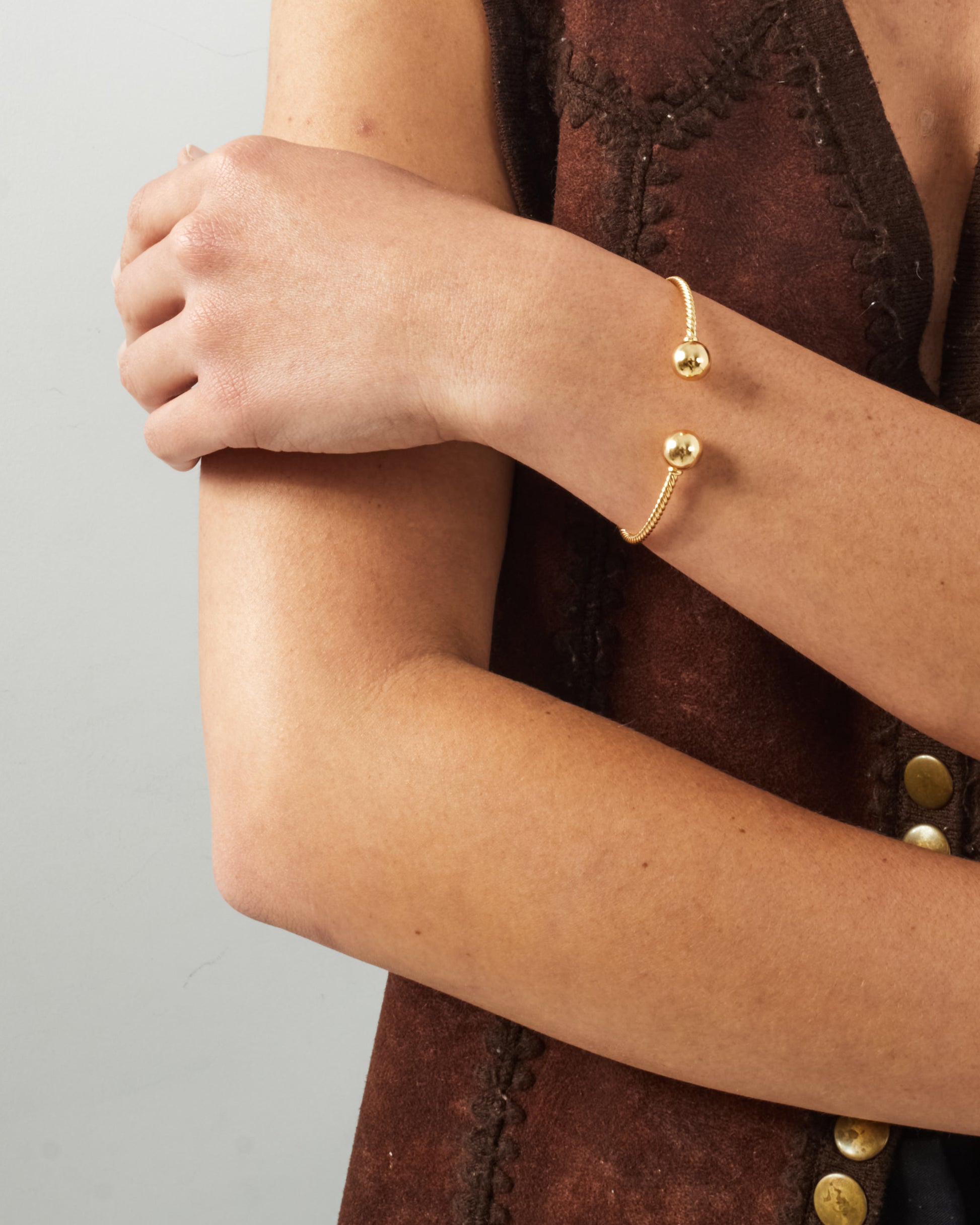 Buy David Yurman 18K Yellow Gold With Gold Domes Solari Cablespira