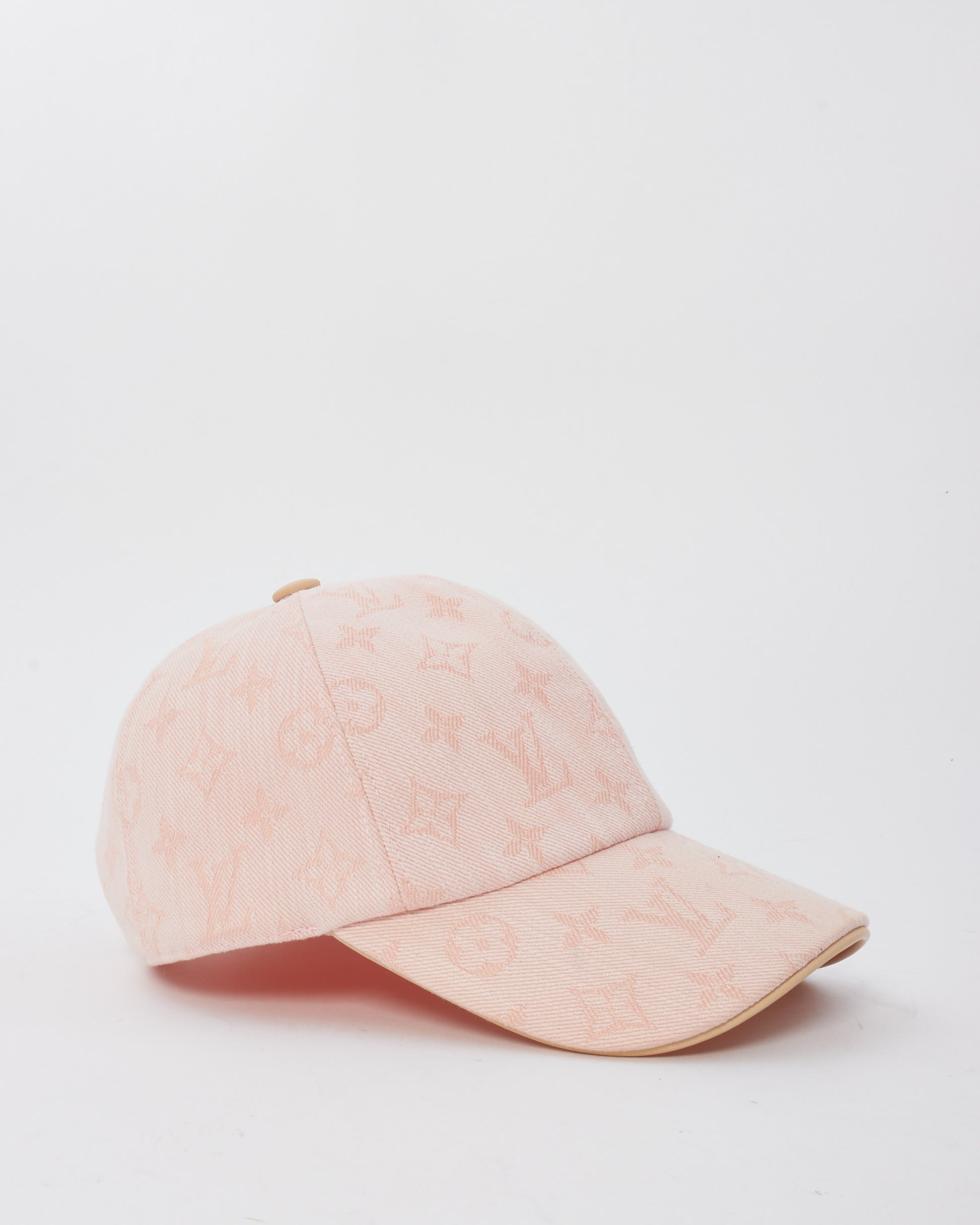 Buy Louis Vuitton Pink Denim Monogram Baseball Cap Authenticated