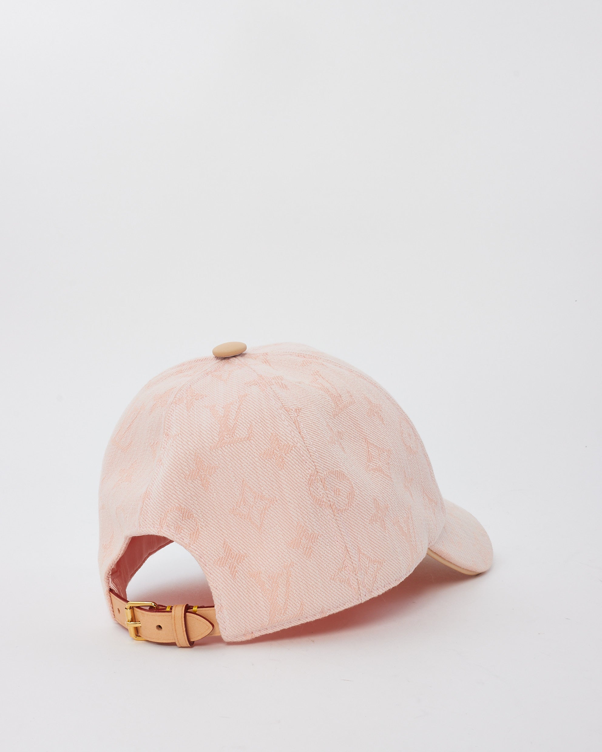 Buy Louis Vuitton Pink Denim Monogram Baseball Cap - Authenticated
