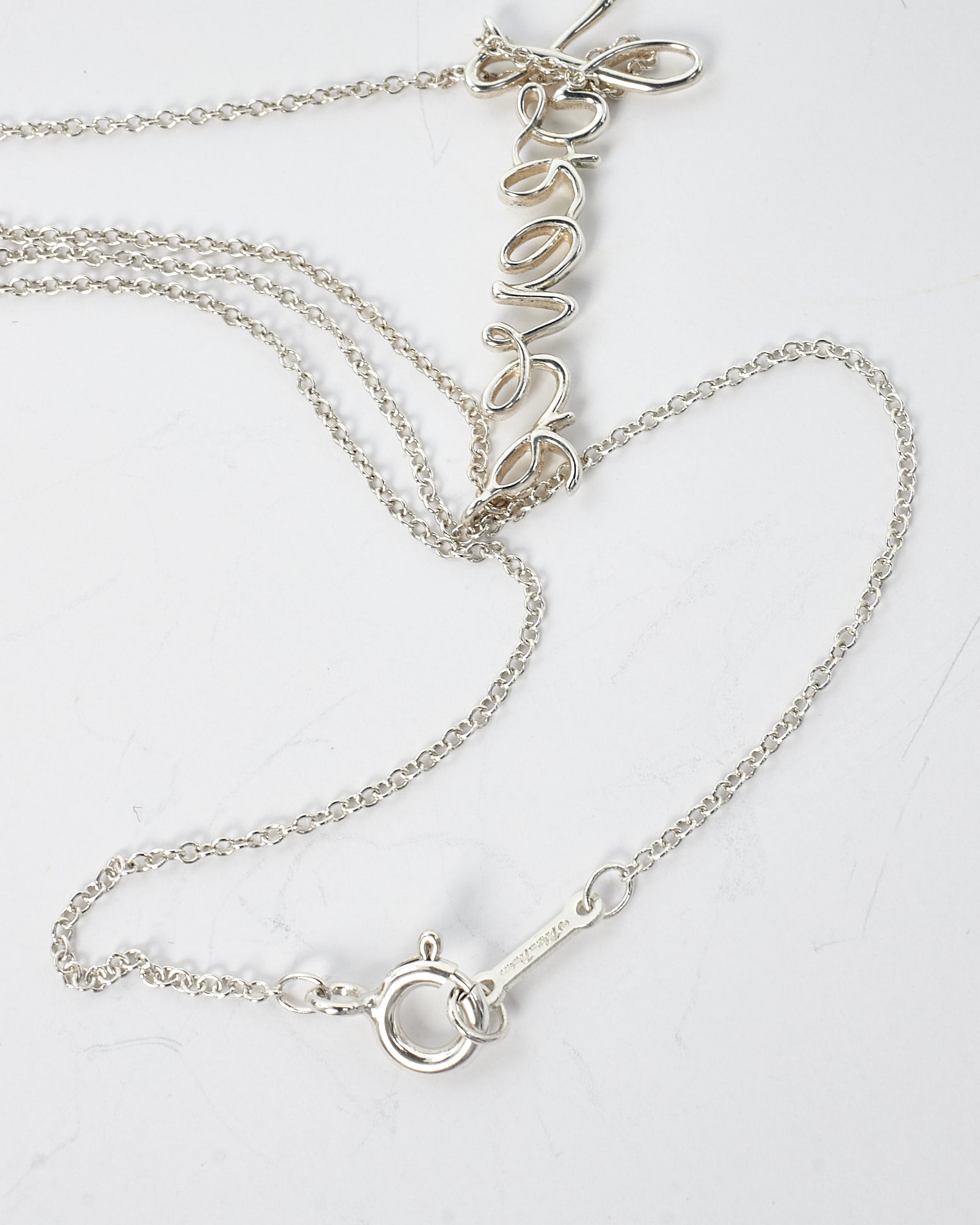 Tiffany and co forever necklace outlet