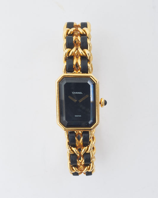 Buy Chanel Vintage Gold and Black Première Édition Watch