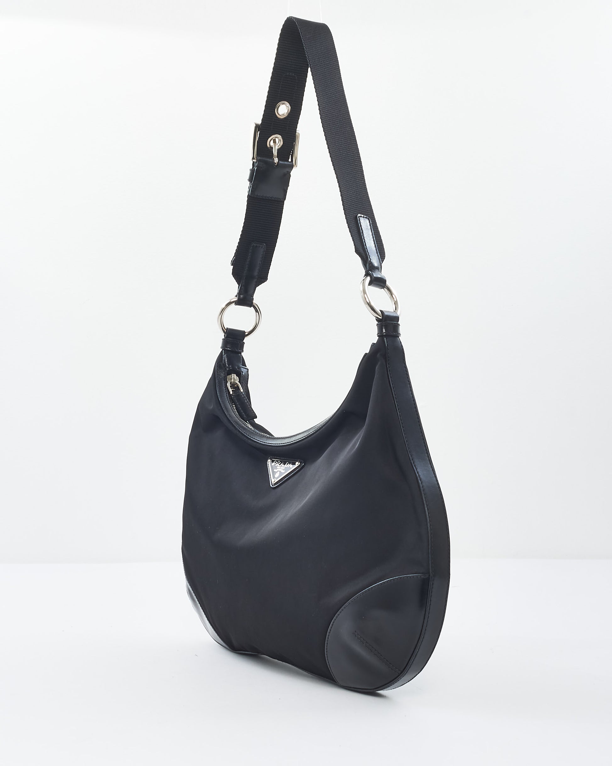 Prada Hobo Handtasche Hobo Bag Prada Black Top Handle Bag