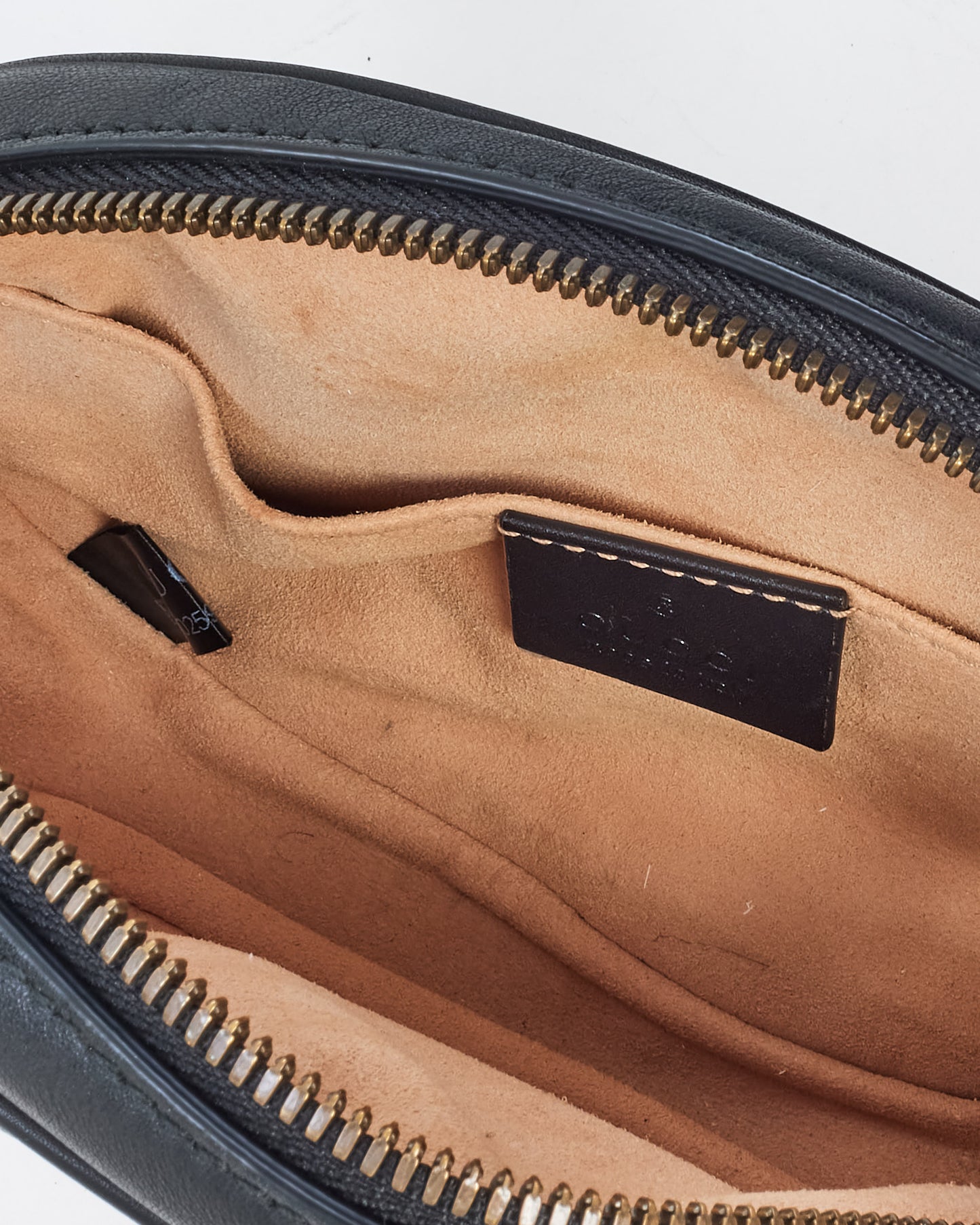 Gucci Black Leather Marmont Belt Bag - 85/34