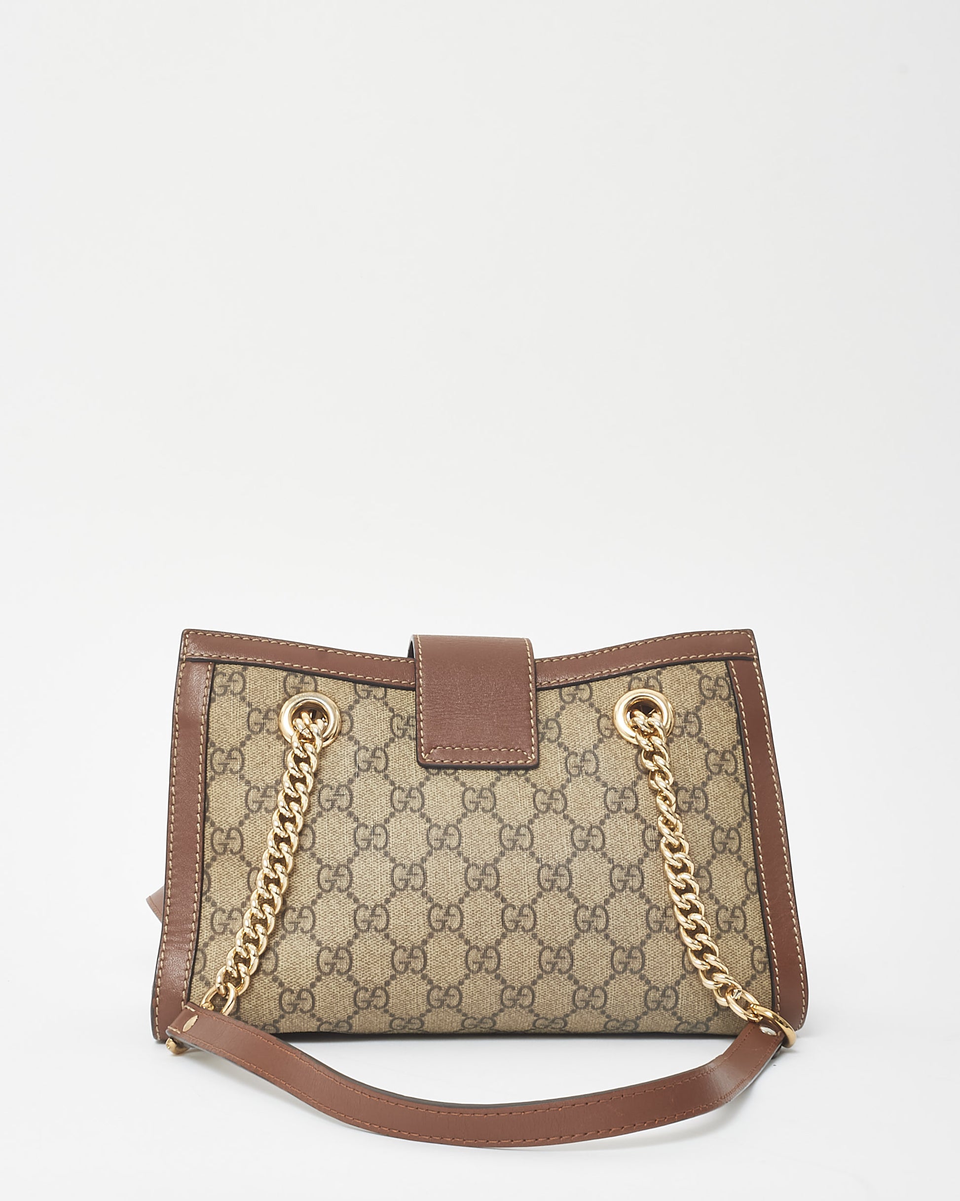 Buy Gucci GG Supreme Monogram Canvas Small Padlock Shoulder Bag