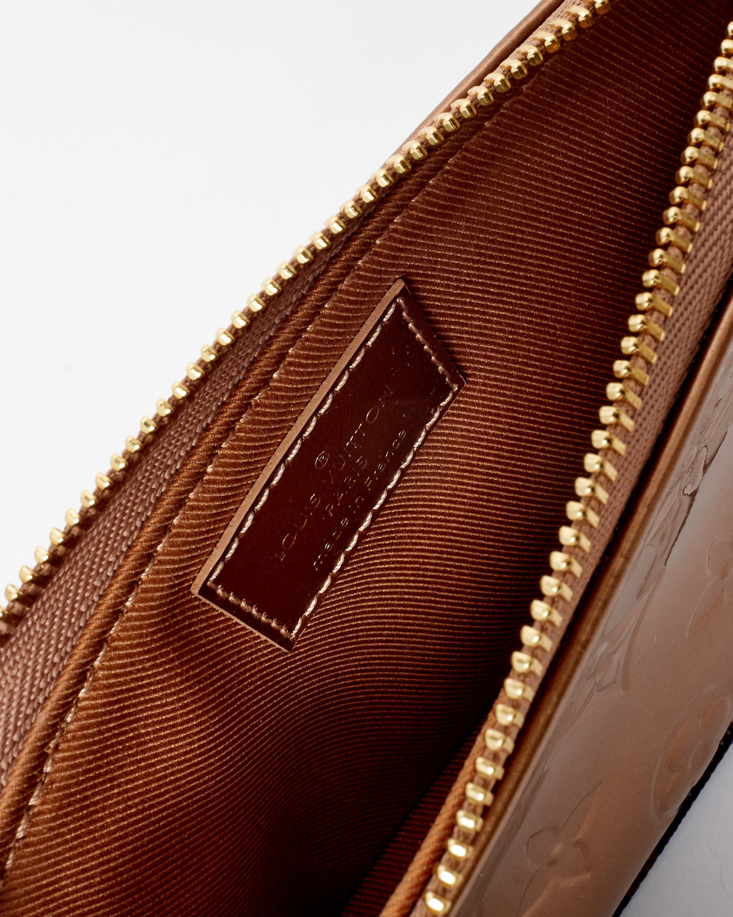 Louis Vuitton Rose Gold Vernis Mini Pochette D'Accessoires