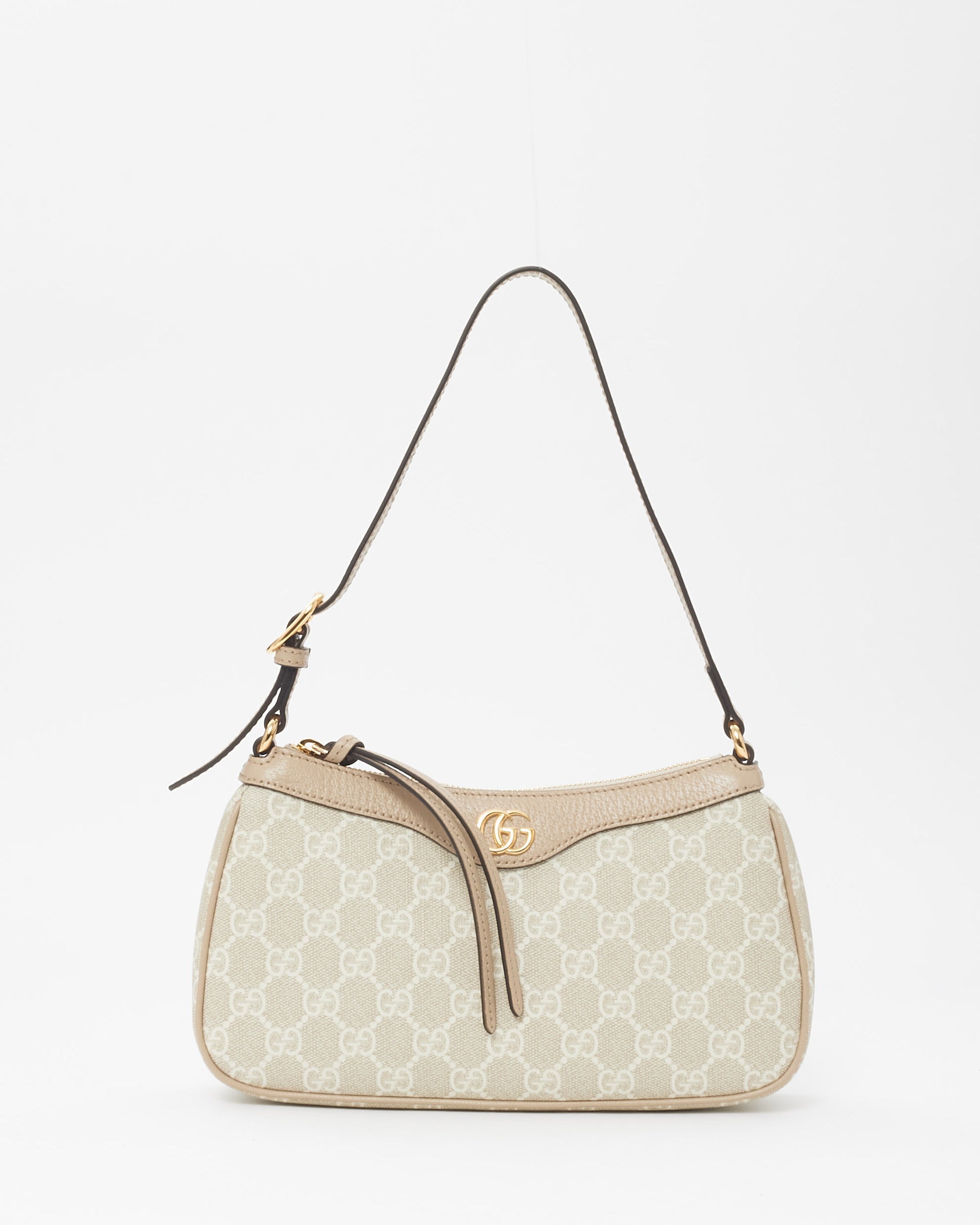 Buy Gucci Beige Monogram Canvas Ophidia Small Shoulder Bag