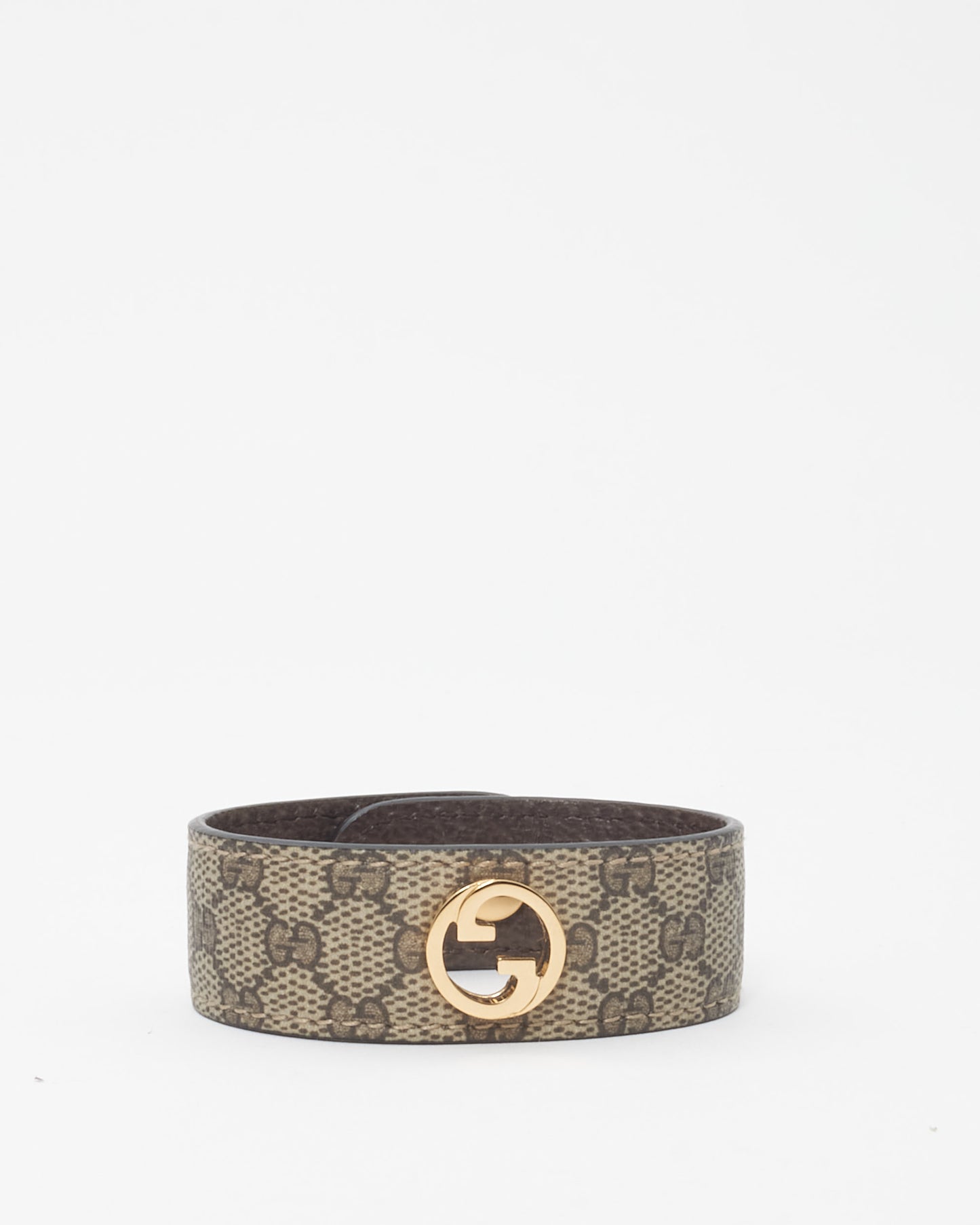 Gucci Monogram Canvas Logo Cuff - S