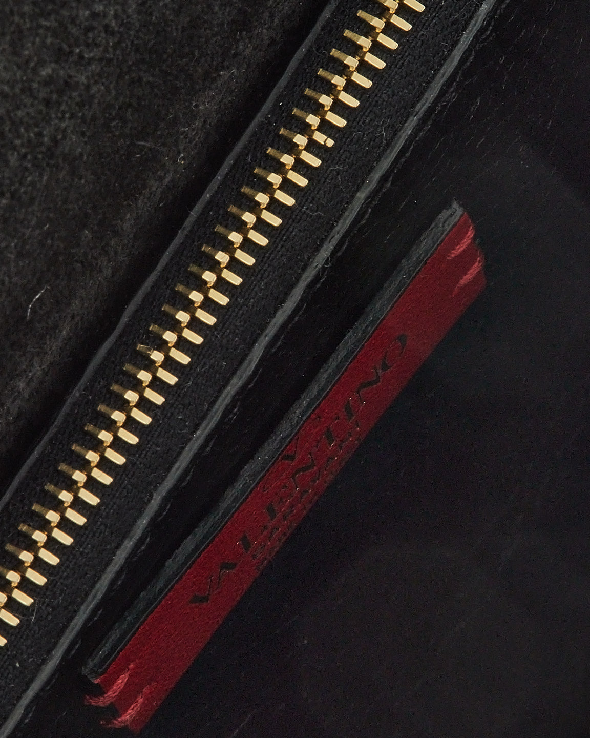 Valentino Black Leather Rockstud Side Slip Crossbody Bag