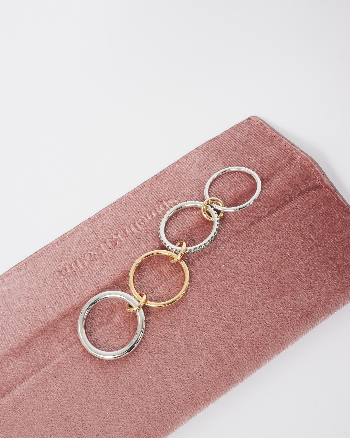 Spinelli Kilcollin Gold, Silver & Diamond Nimbus SG Gris Ring - 6.5