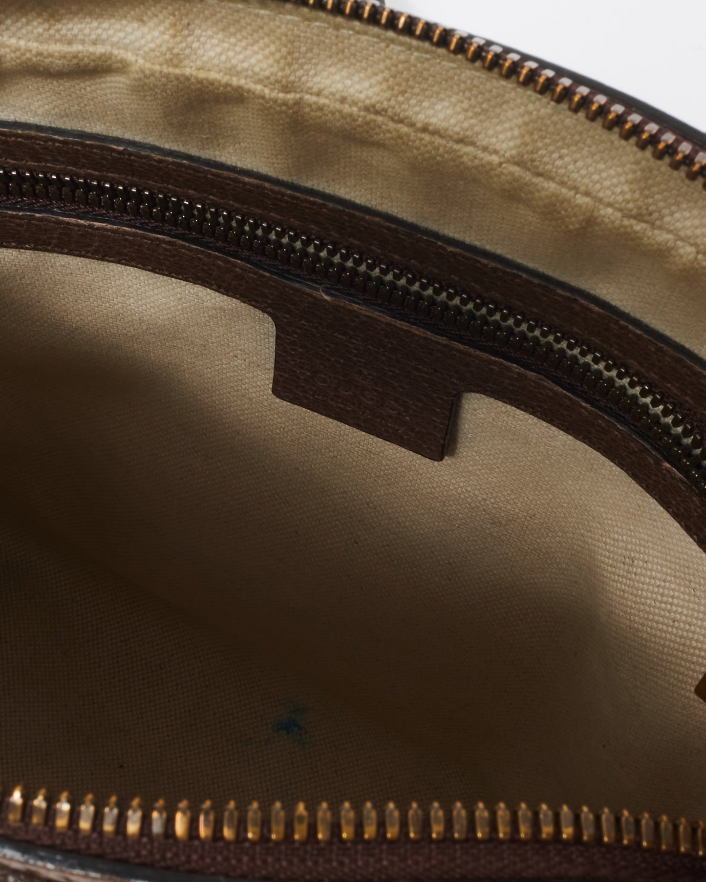 Gucci Brown GG Monogram Coated Canvas Small Web Ophidia Crossbody Bag