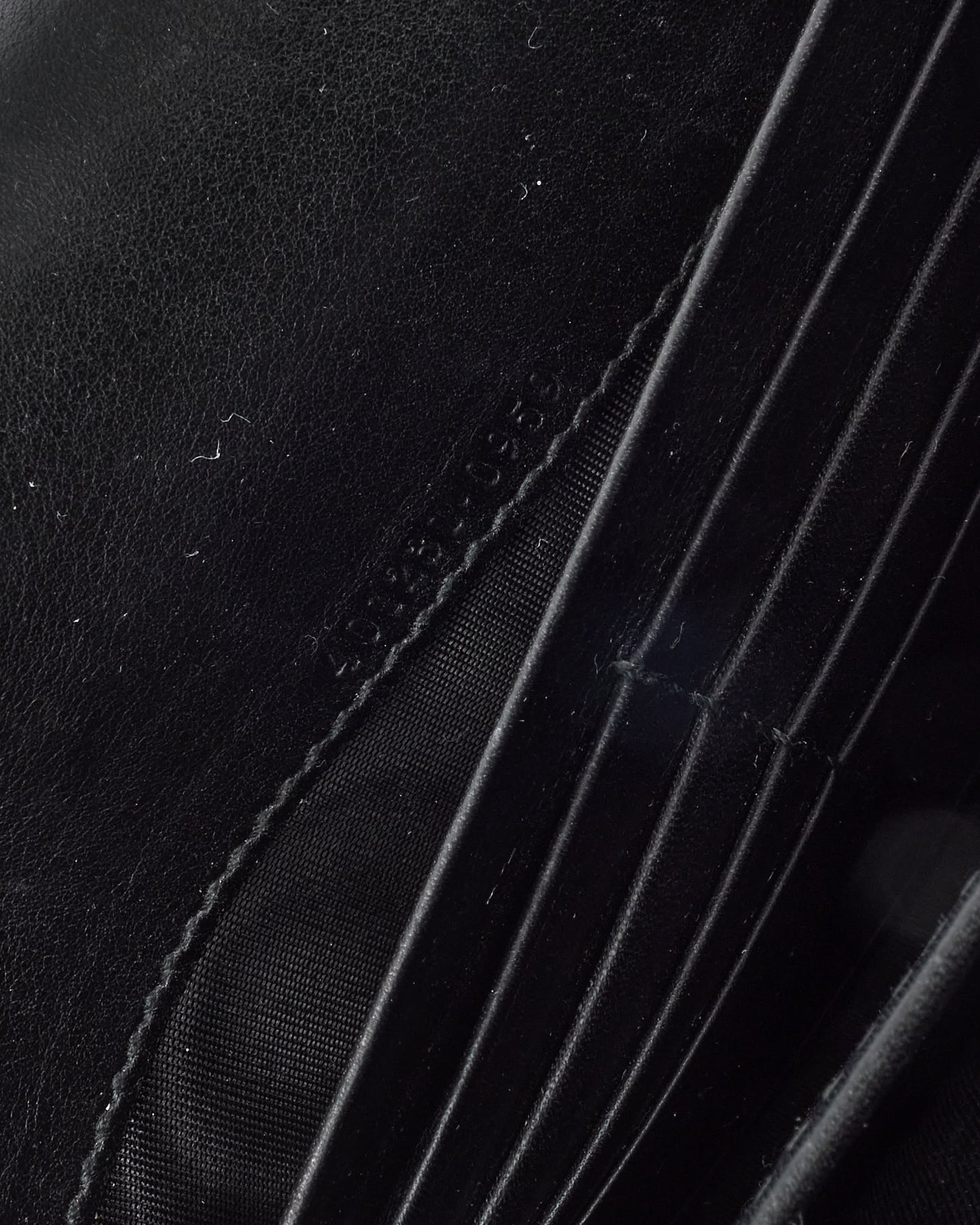 Gucci Black Velvet Monogram GG Crystal Dionysus Wallet On Chain