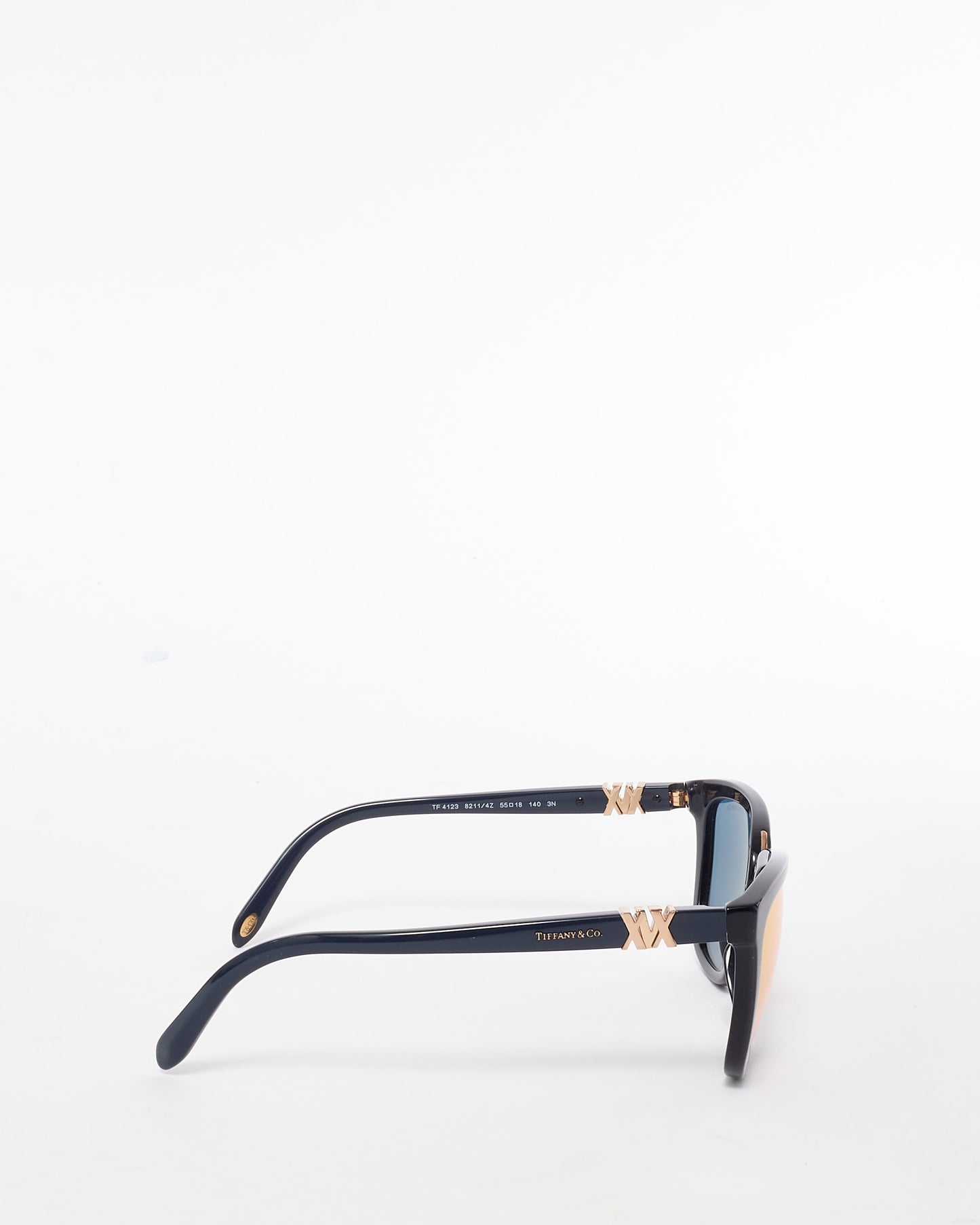 Tiffany & Co. Black Acetate & Pink Holographic Lens TF4123 Sunglasses