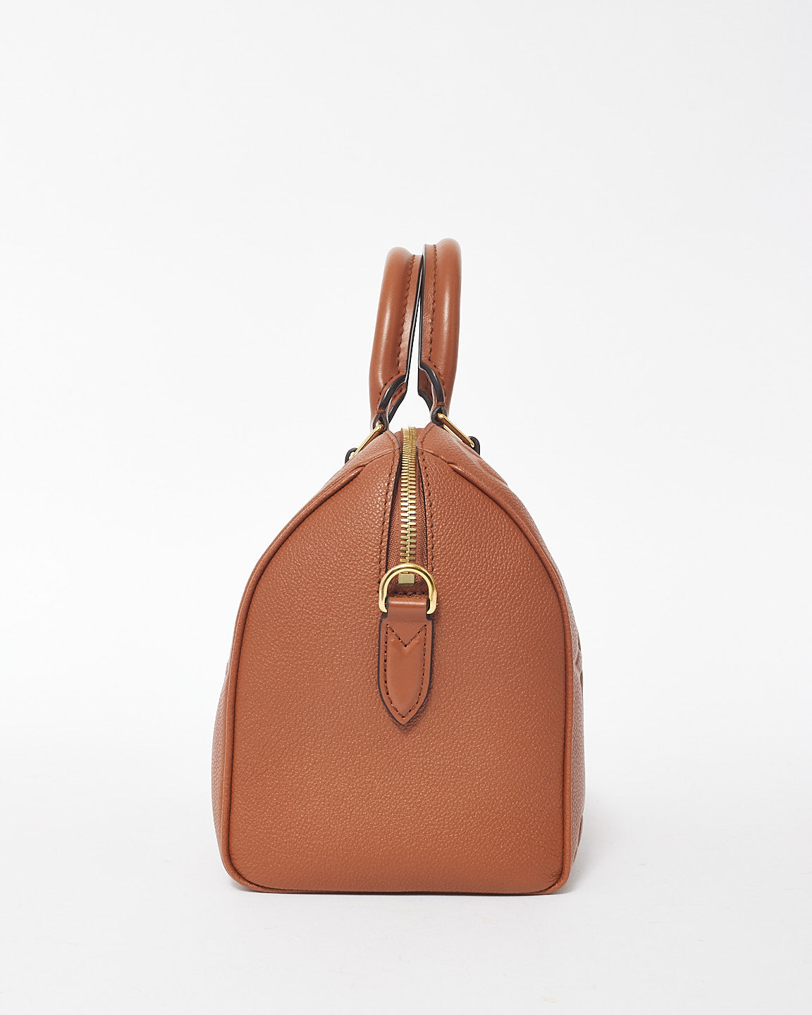 Louis Vuitton Cognac Giant Monogram Empreinte Leather Bandoulière Speedy 25