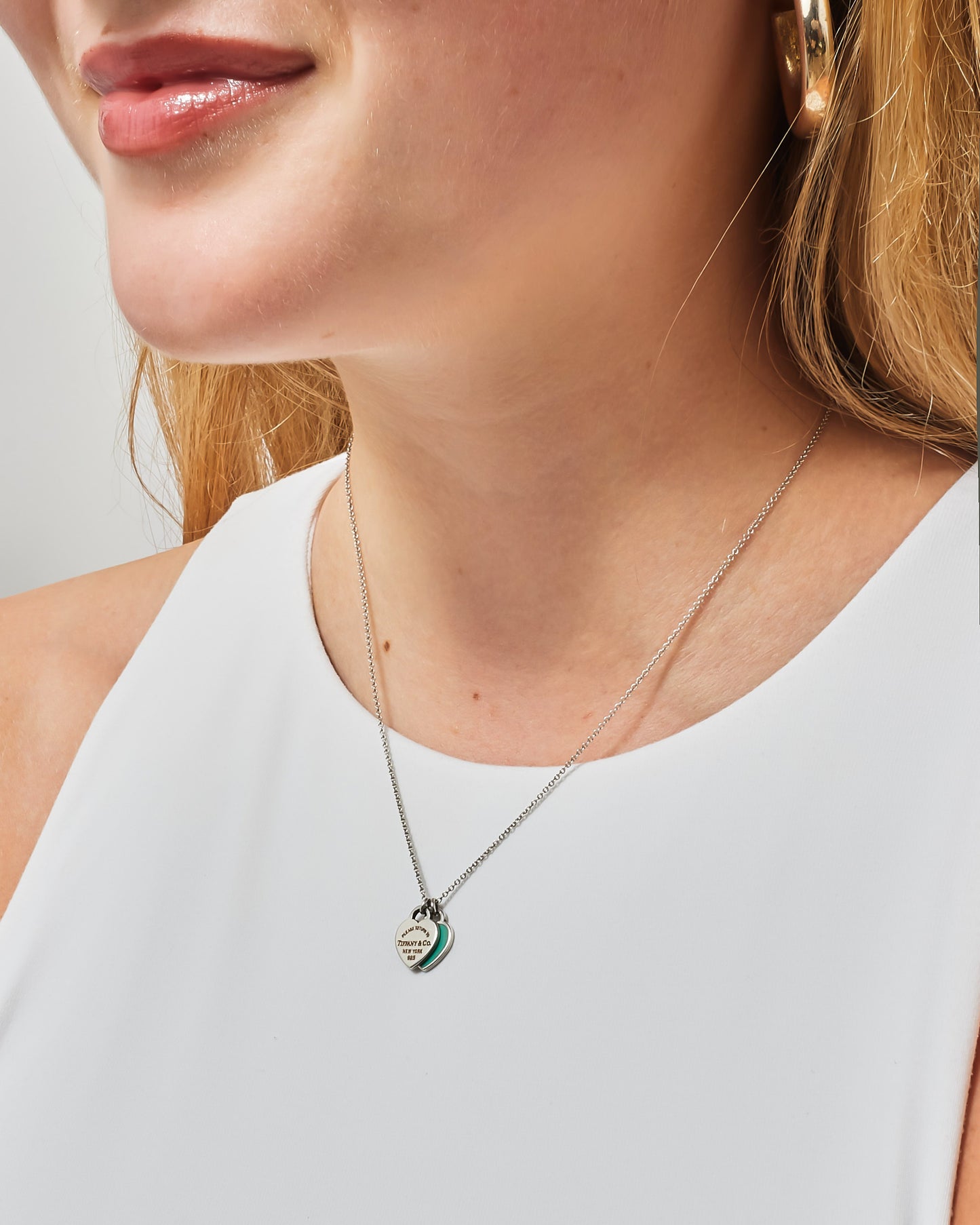 Buy Tiffany Return To Tiffany Blue Double Heart Tag Pendant