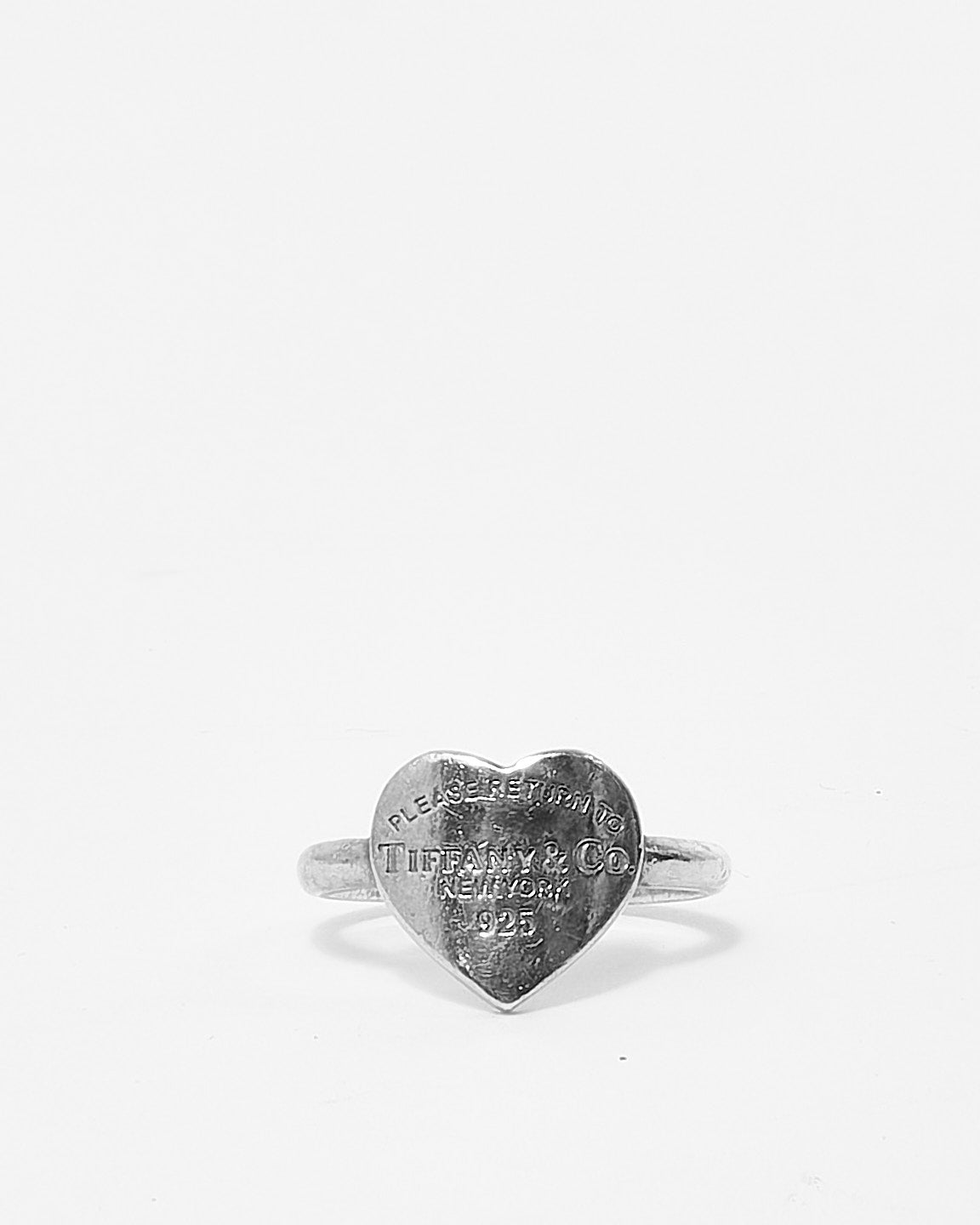 Tiffany & Co. Return To Tiffany Sterling Silver Heart Ring - 7