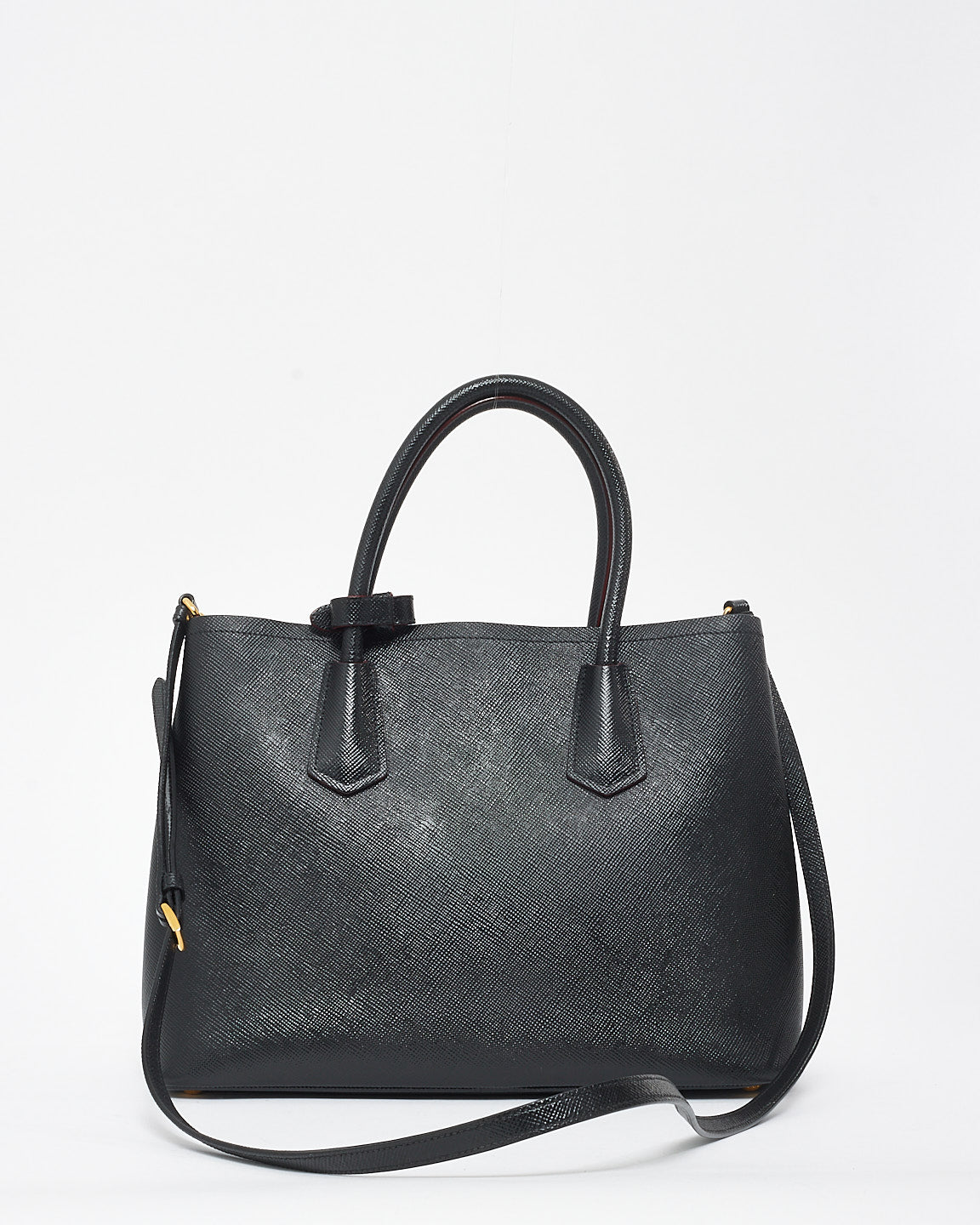 Black saffiano leather bag on sale