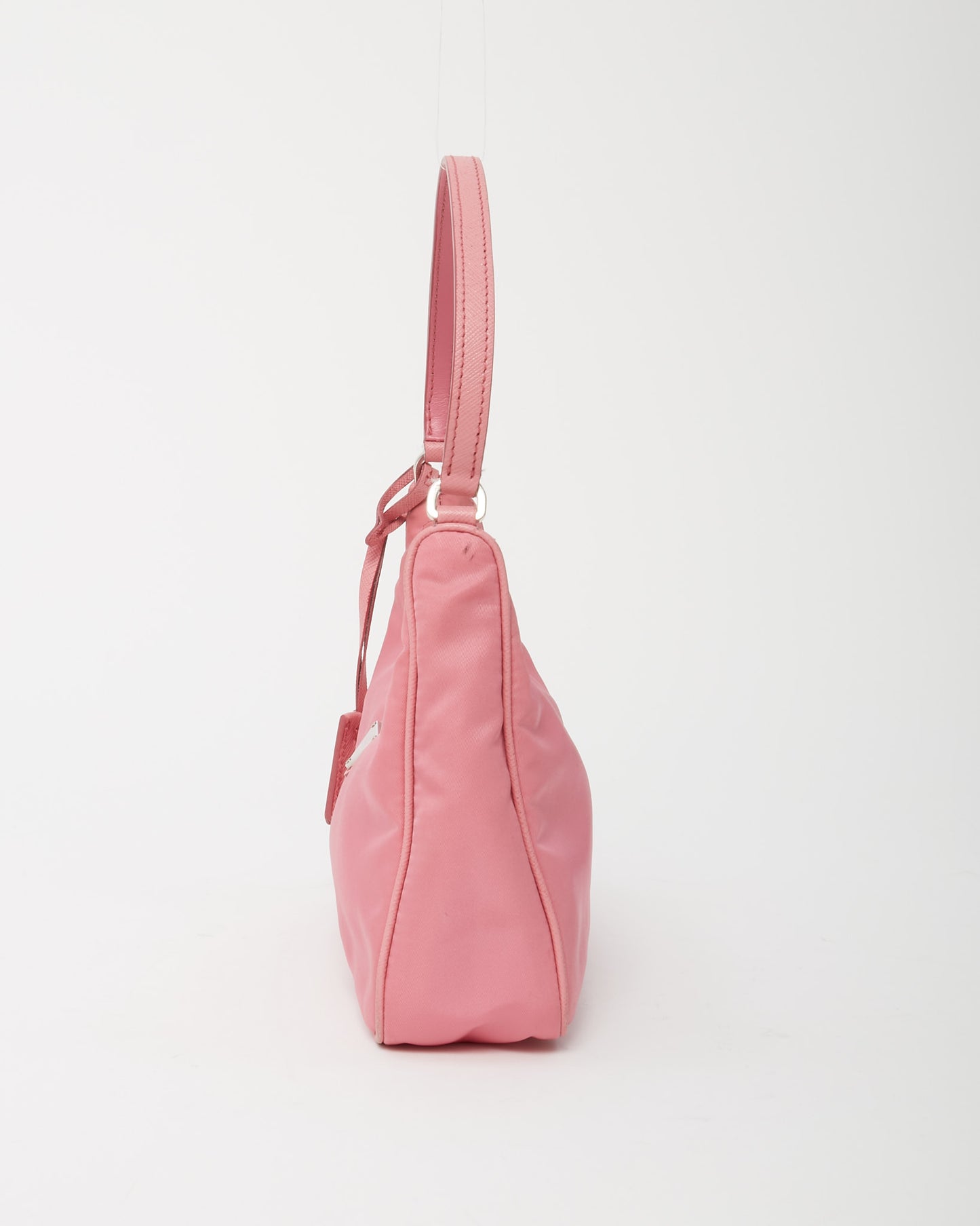 Prada Pink Nylon 2005 Re-Edition Hobo Shoulder Bag