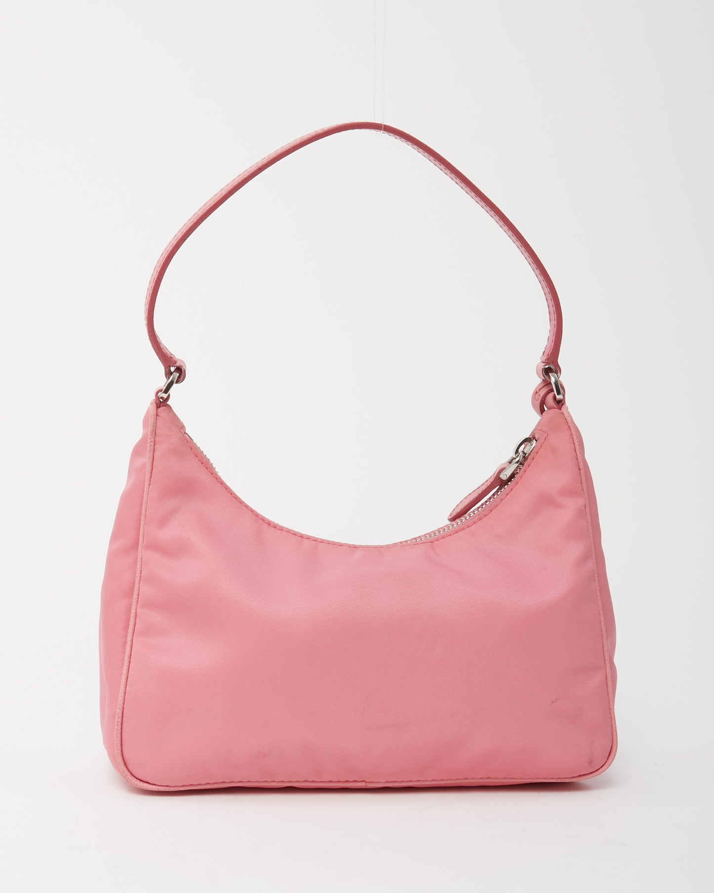 Prada Pink Nylon 2005 Re-Edition Hobo Shoulder Bag
