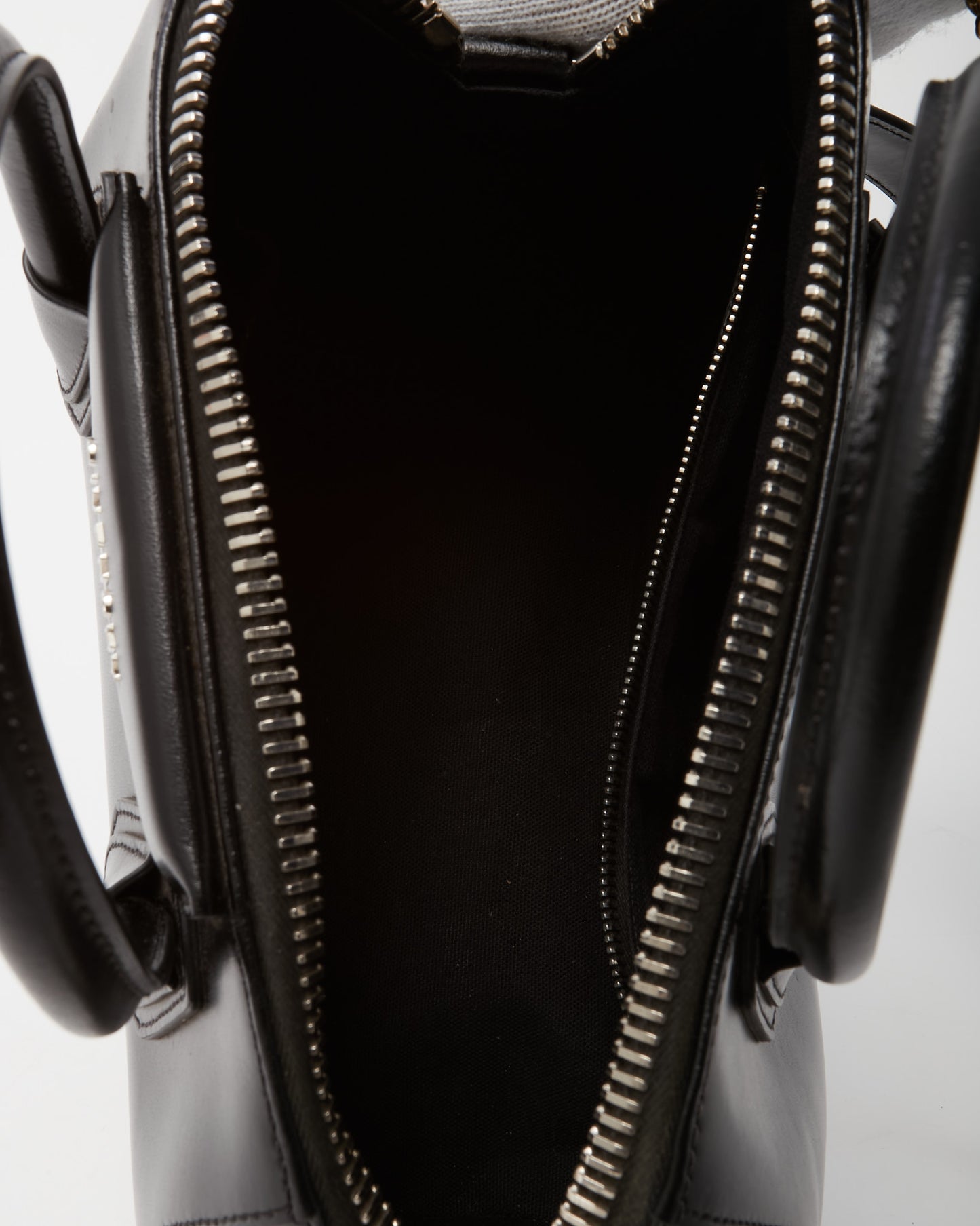 Givenchy Black Smooth Box Leather Antigona Small Tote Bag