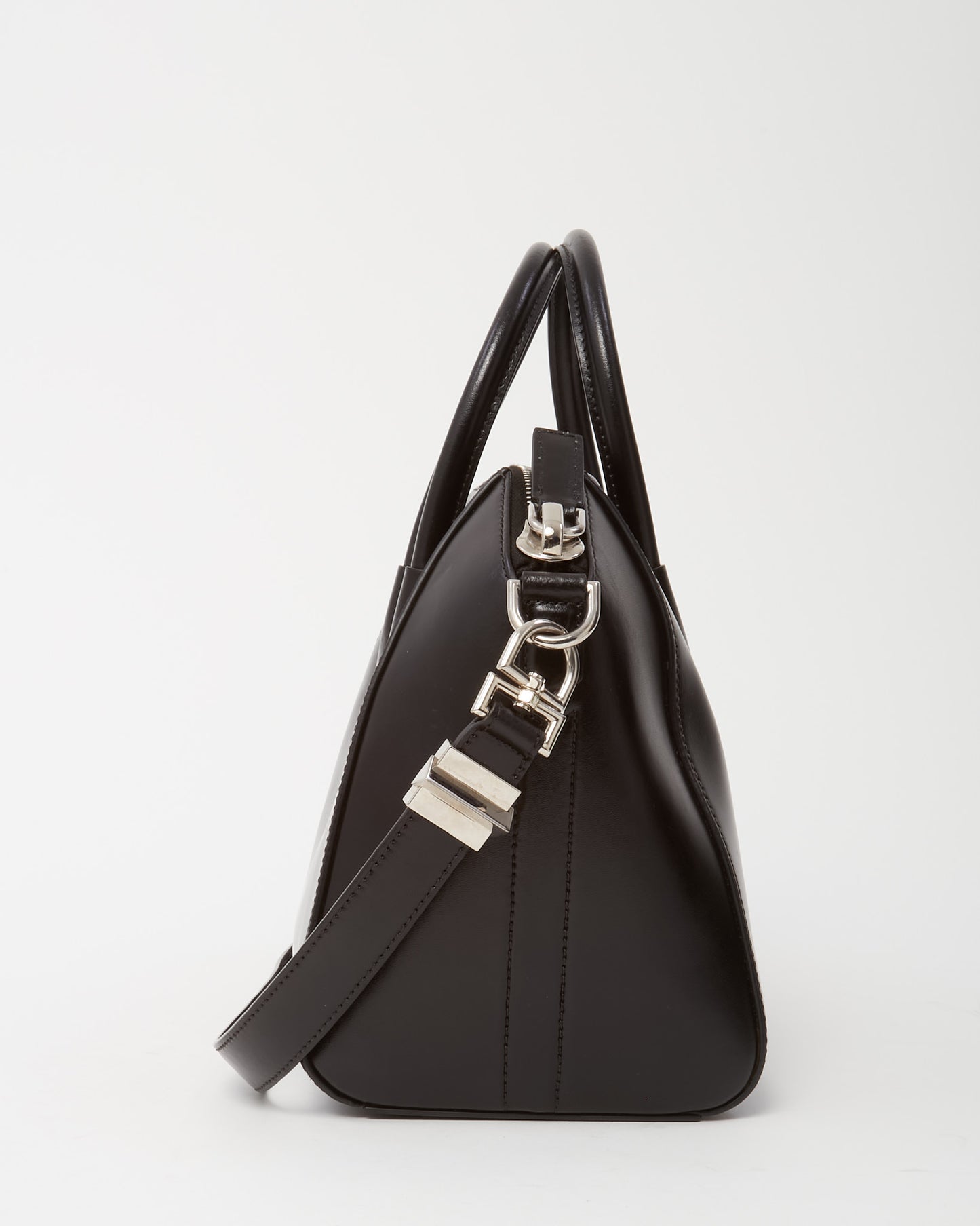 Givenchy Black Smooth Box Leather Antigona Small Tote Bag