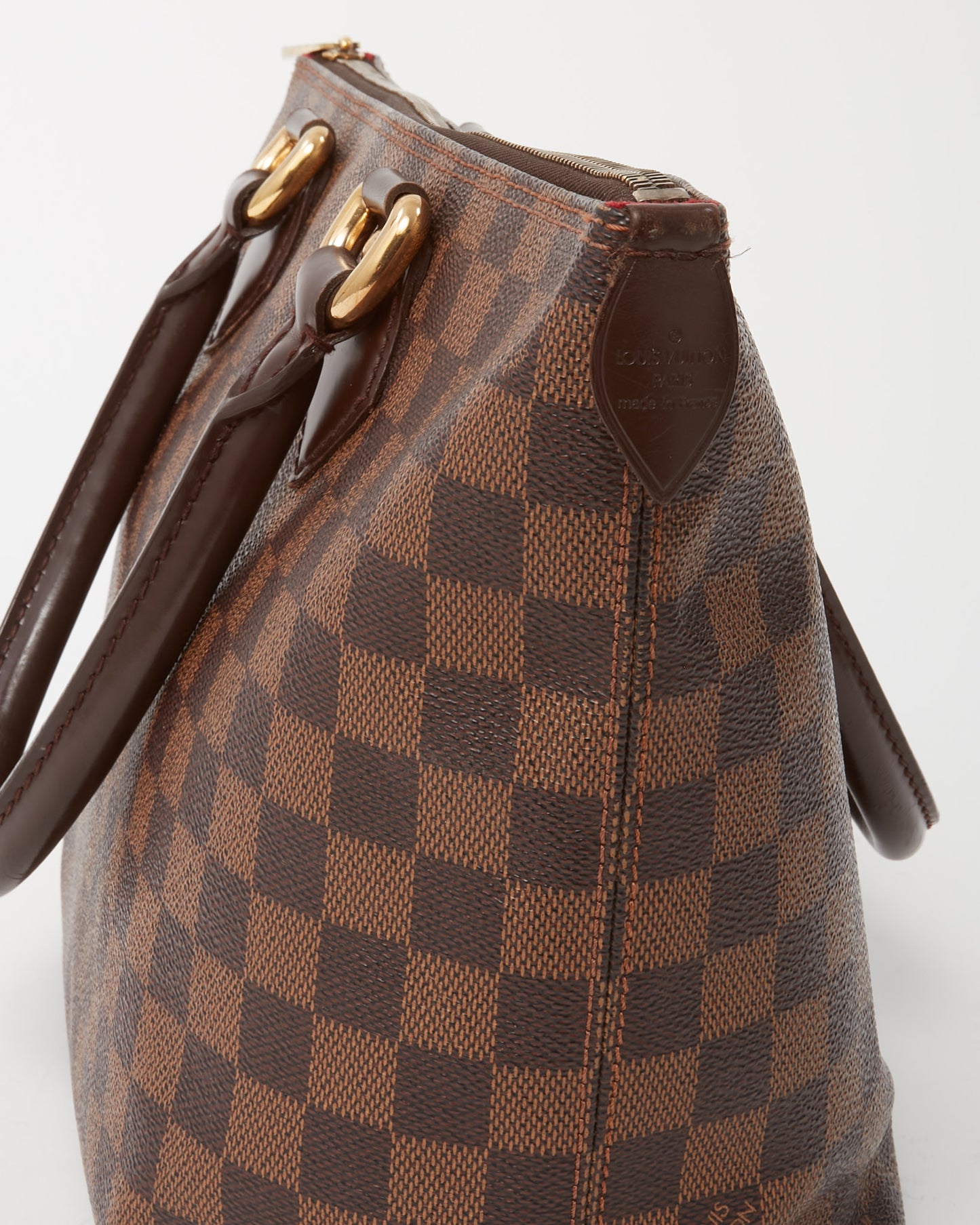 Louis Vuitton Damier Ebene Coated Canvas Saleya PM Tote