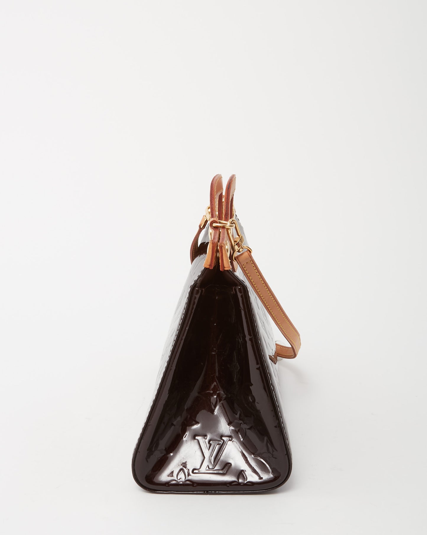 Louis Vuitton Purple Amarante Monogram Vernis Roxbury Bag with Strap