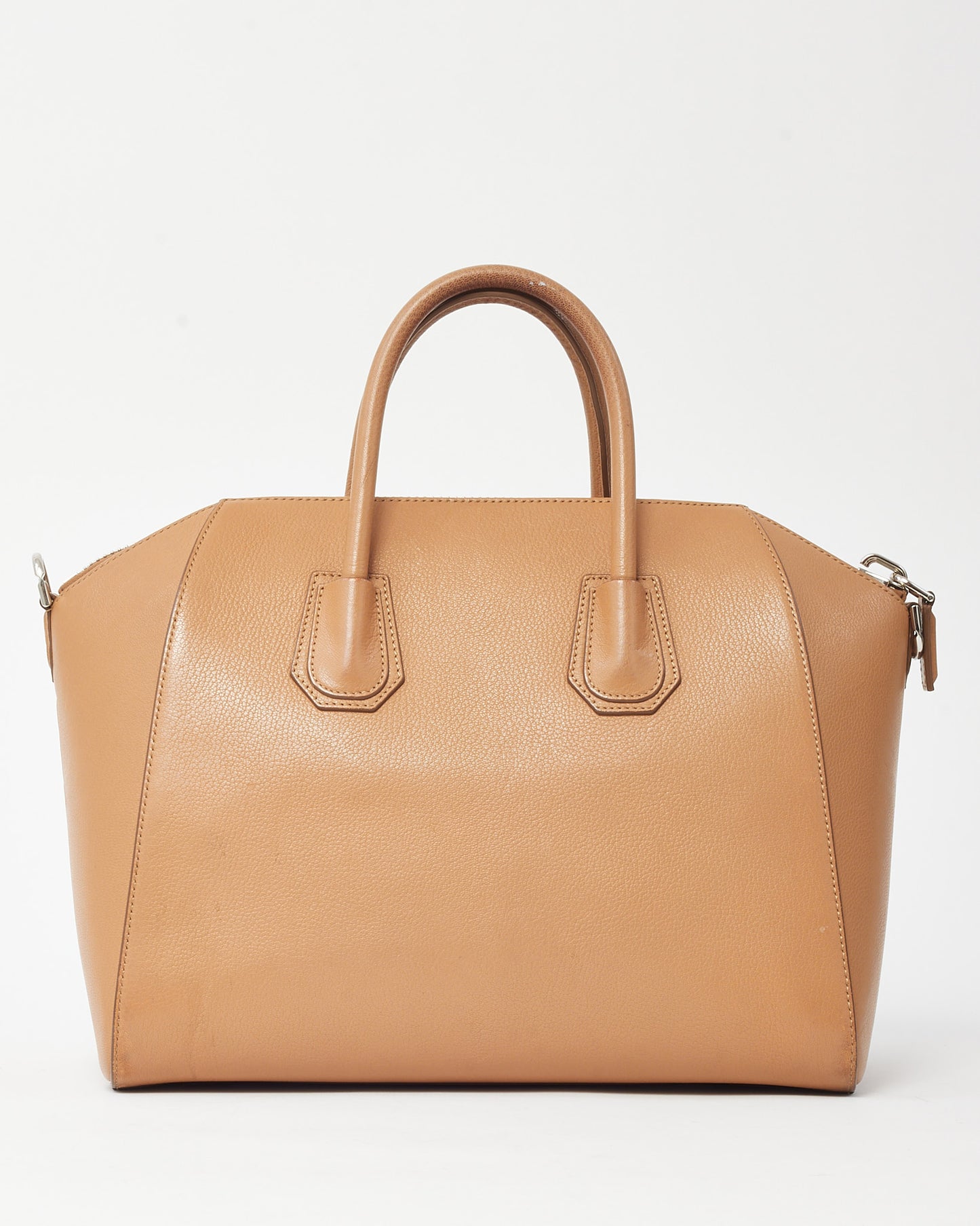 Givenchy Camel Beige Pebbled Leather Medium Antigona Bag